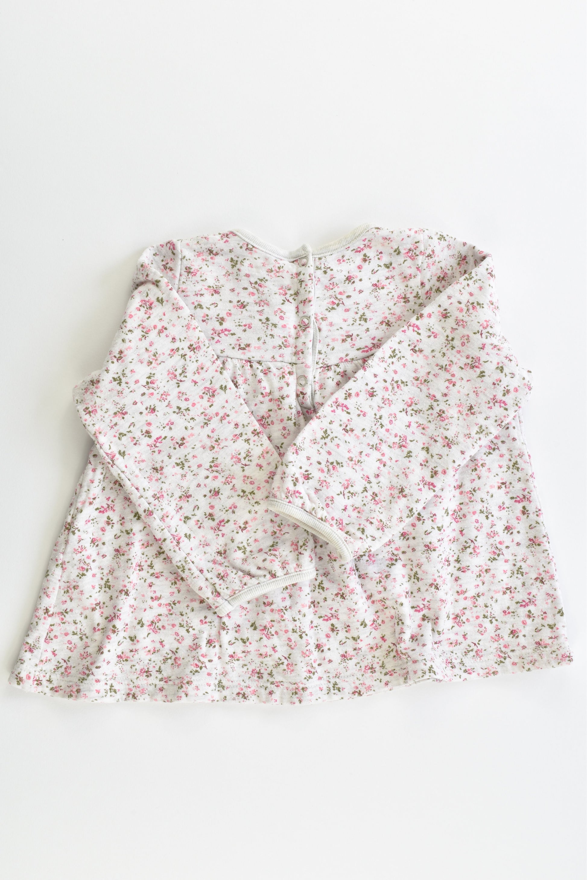 Petit Bateau (France) Size 1 (24 months, 86 cm) Floral Top