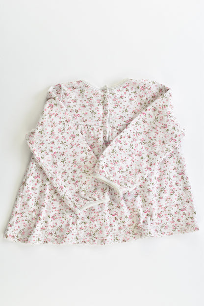 Petit Bateau (France) Size 1 (24 months, 86 cm) Floral Top