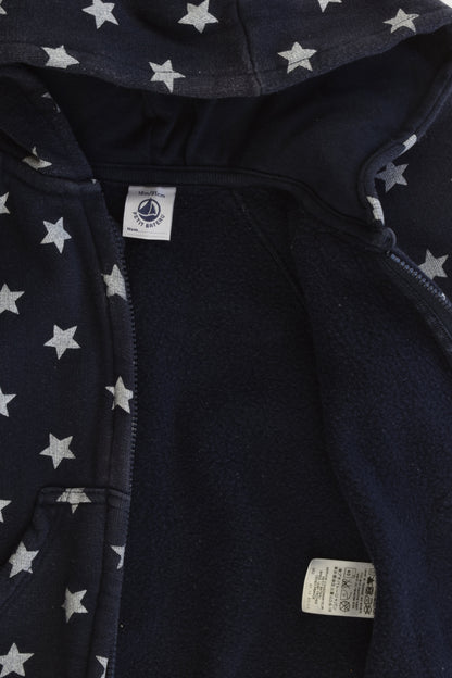 Petit Bateau (France) Size 18 months (81 cm) Stars Hooded Jumper and Trackpants