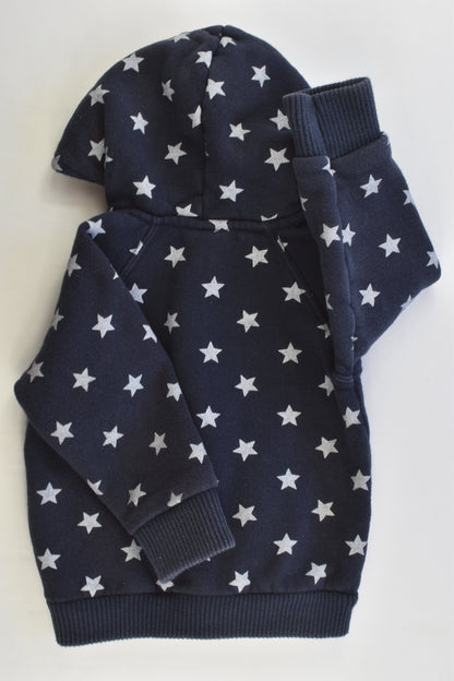 Petit Bateau (France) Size 18 months (81 cm) Stars Hooded Jumper and Trackpants