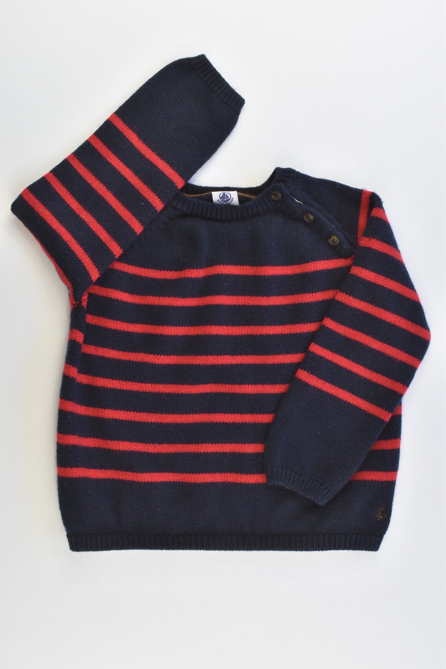Petit Bateau (France) Size 2 (36 months, 94 cm) Woolly Jumper