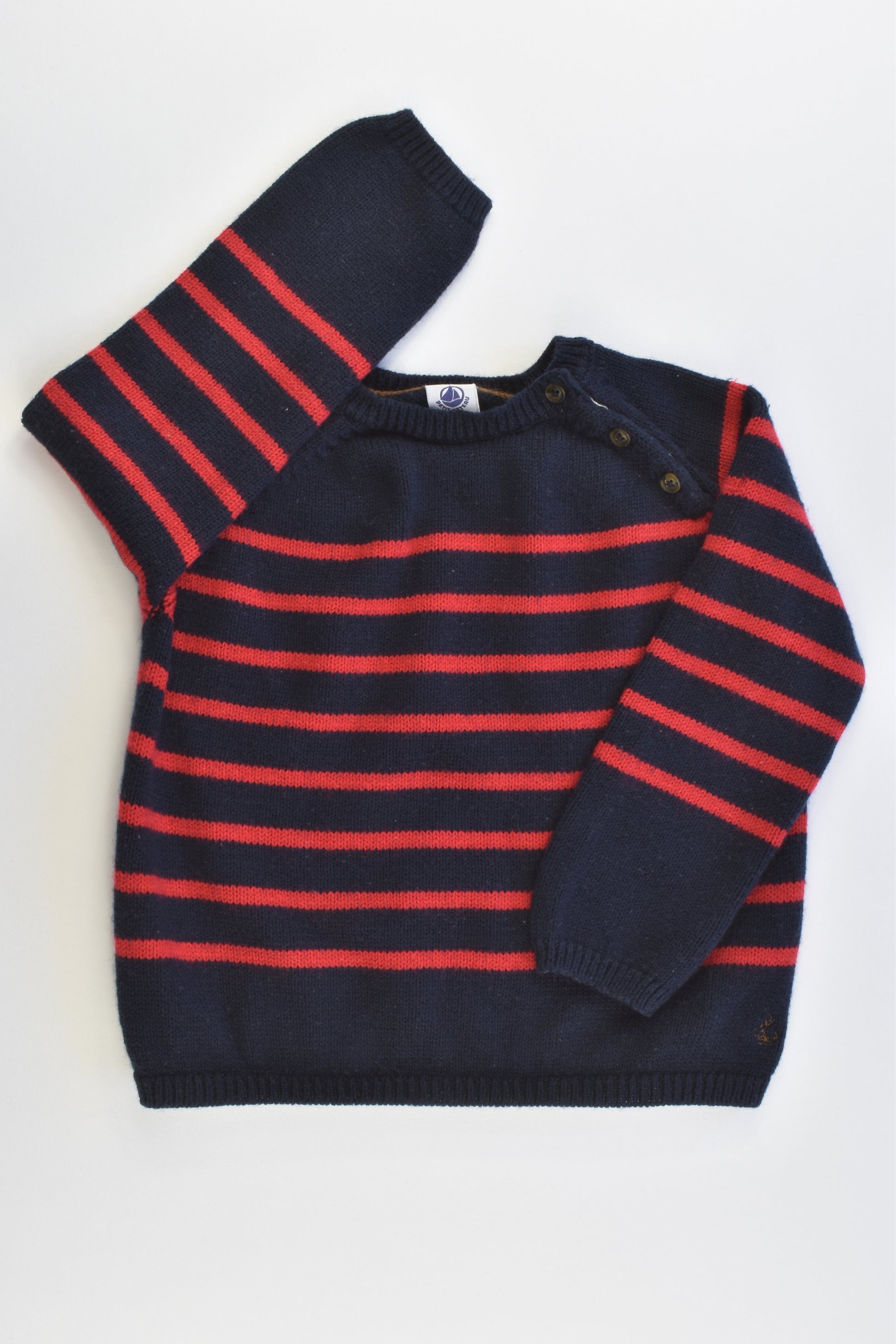 Petit Bateau (France) Size 2 (36 months, 94 cm) Woolly Jumper