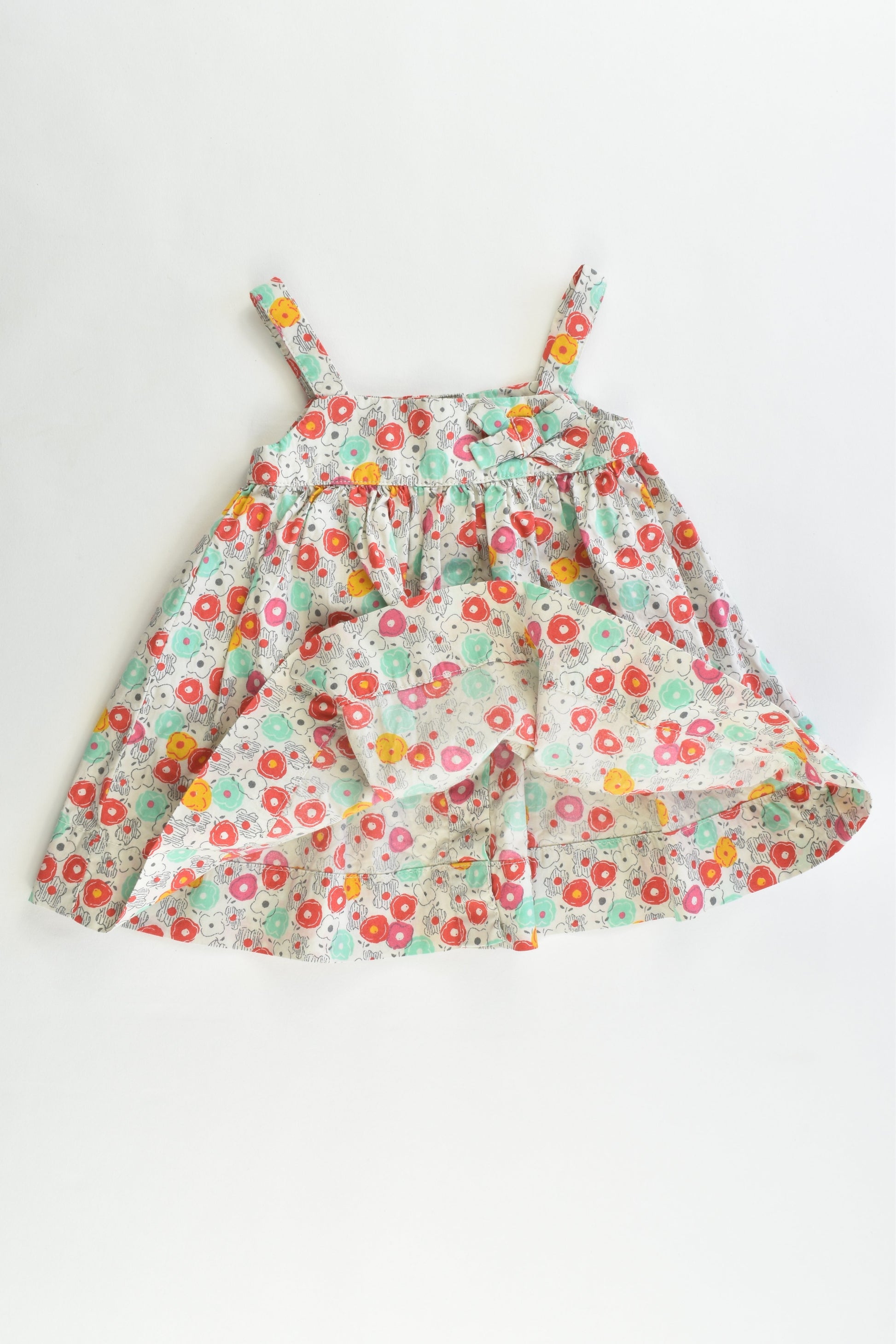 Petit Bateau (France) Size 3 months (60 cm) Floral Dress