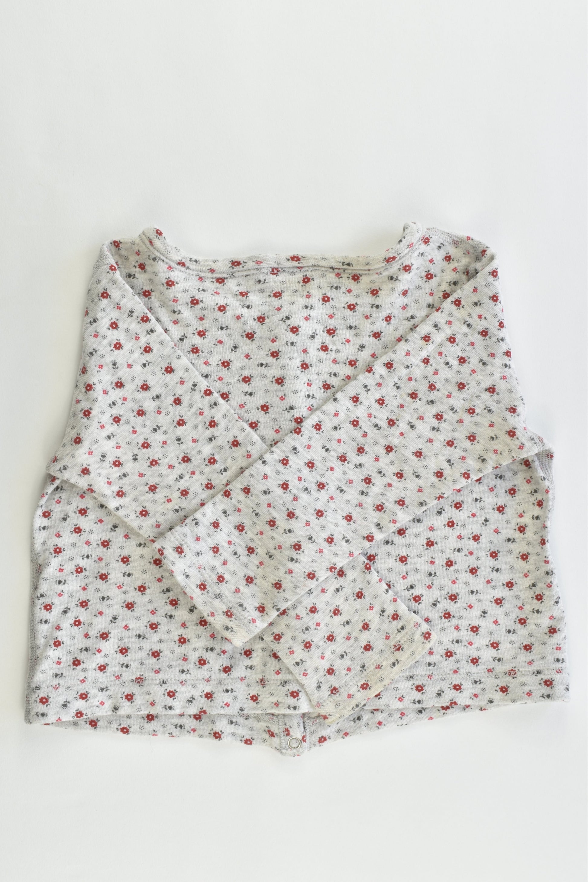 Petit Bateau (France) Size 3 years (94 cm) Floral Cardigan