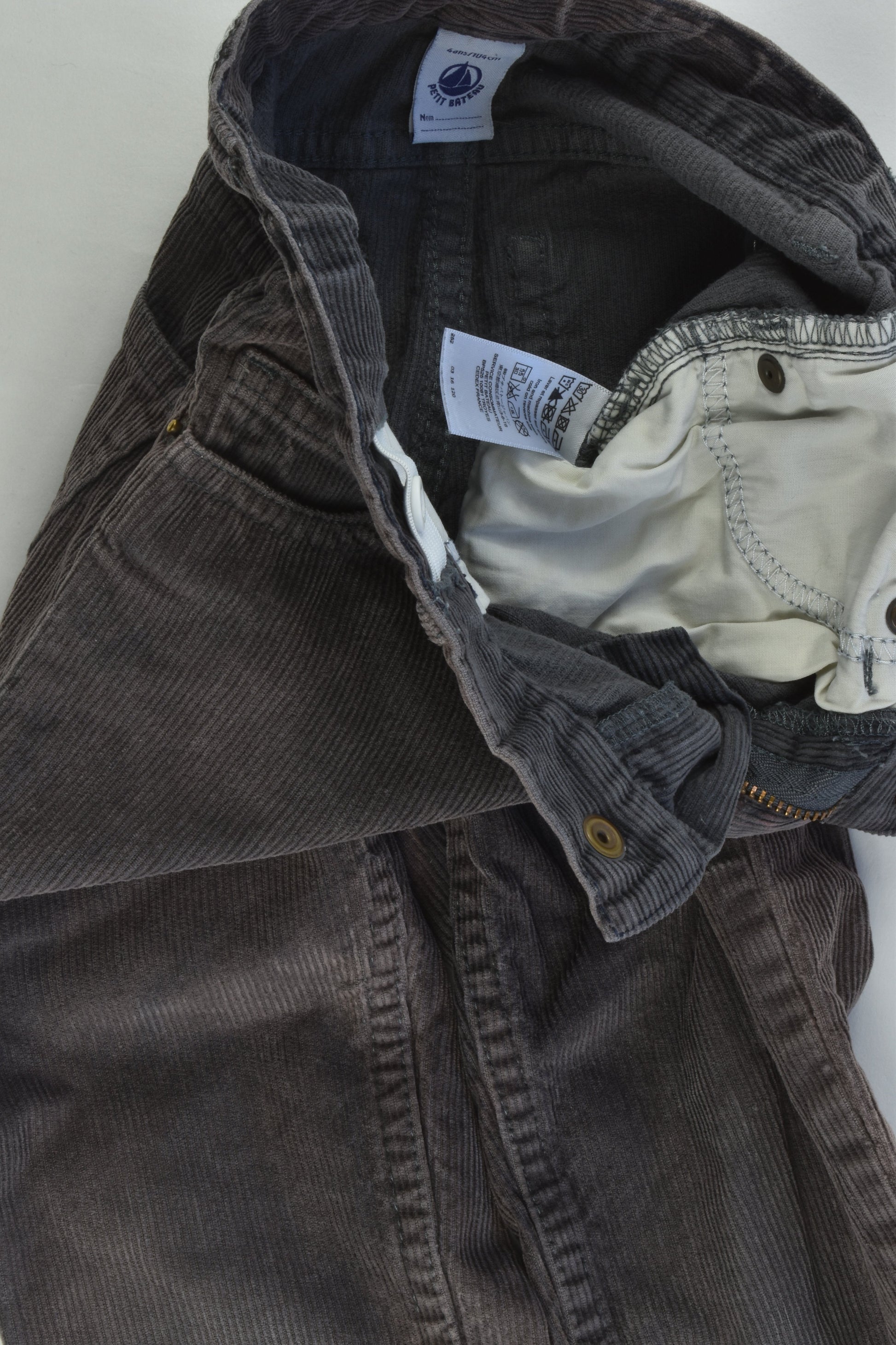 Petit Bateau (France) Size 4 (104 cm) Cord Pants