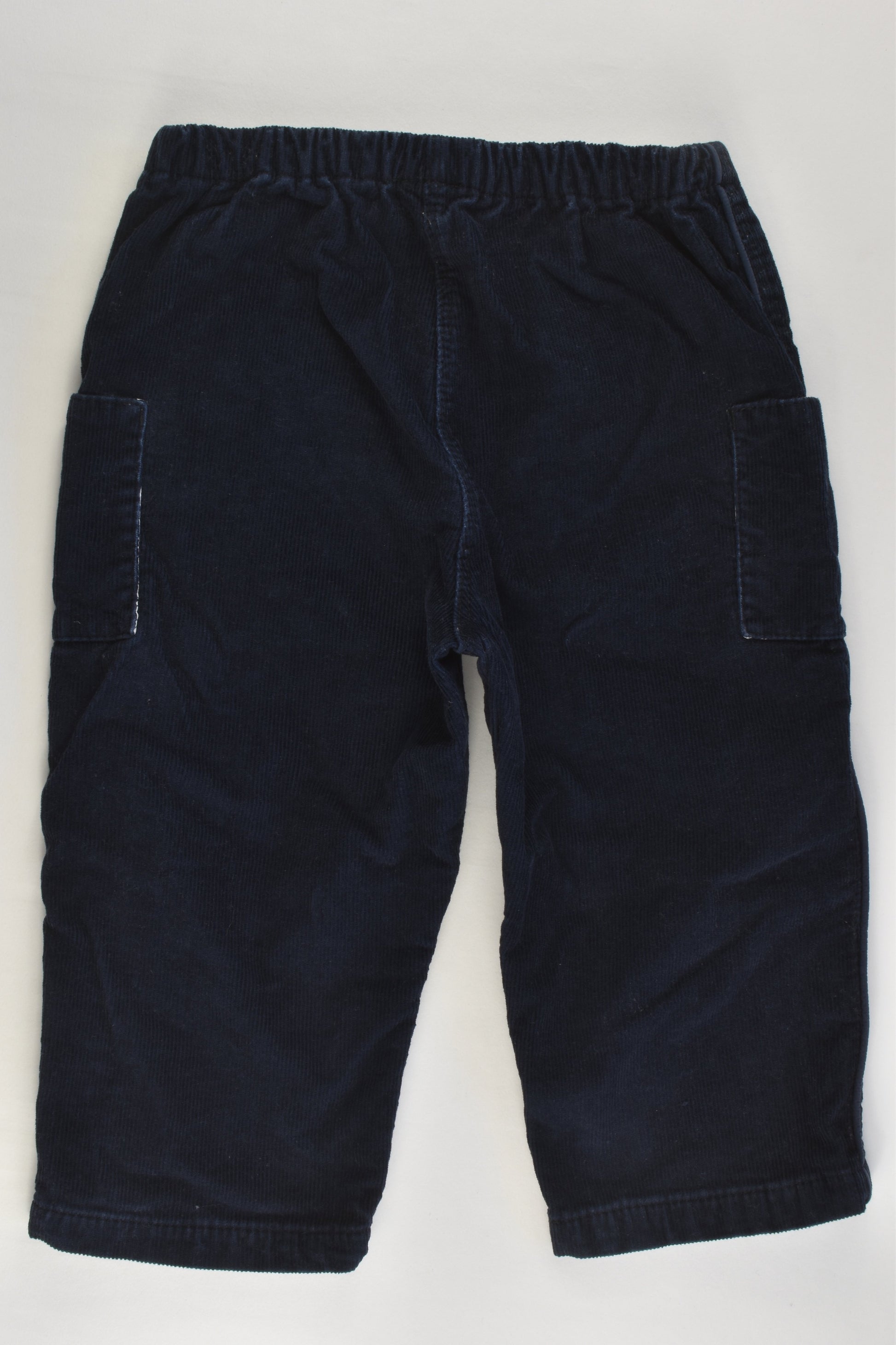 Petit Bateau Size 0-1 (18 months, 81 cm) Lined Nautical Cord Pants