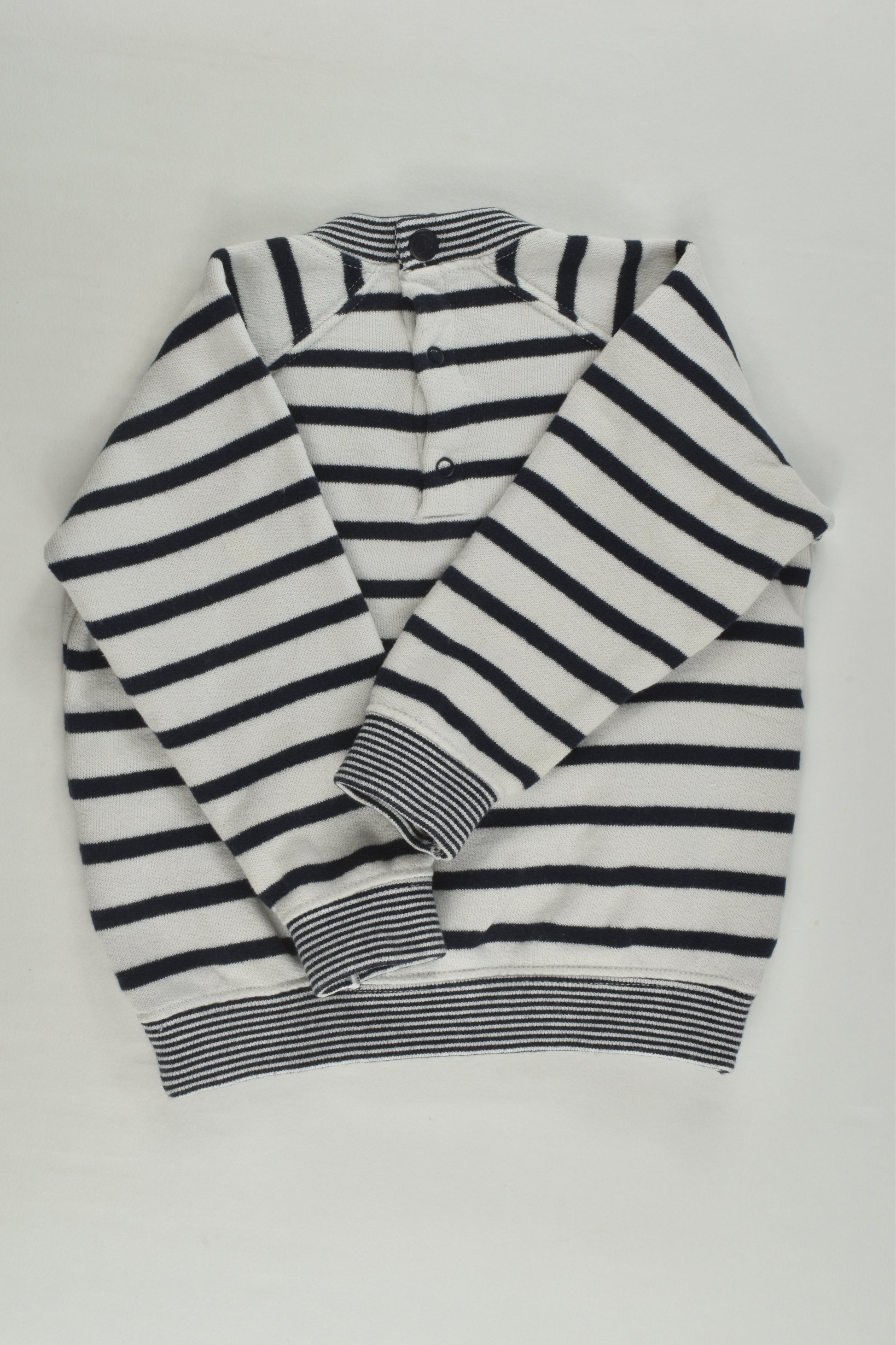 Petit Bateau Size 0 (12 months, 74 cm) Nautical Sweater