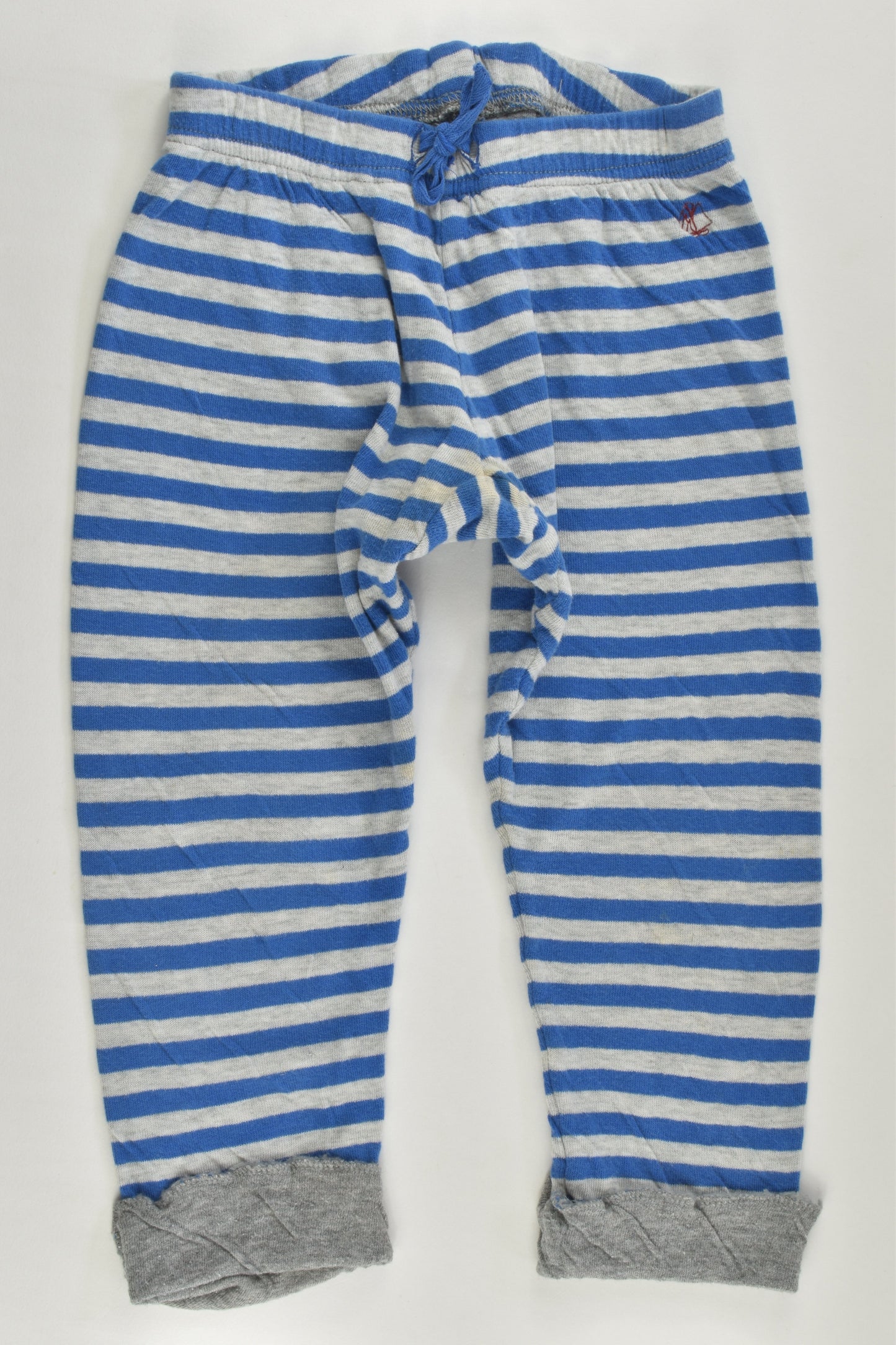 Petit Bateau Size 1 (24 months, 86 cm) Striped Pants