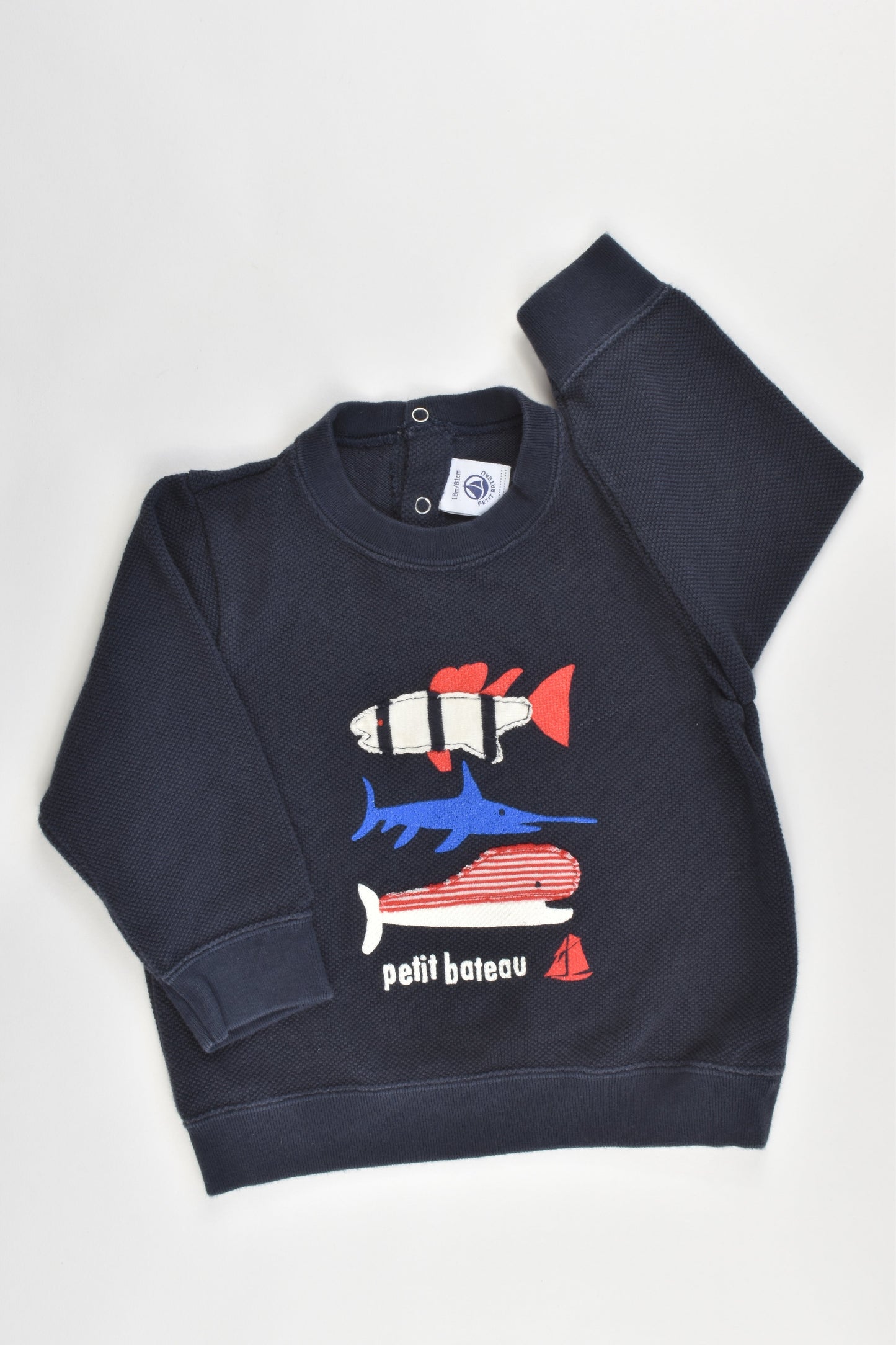 Petit Bateau Size 18m/81cm Sweater