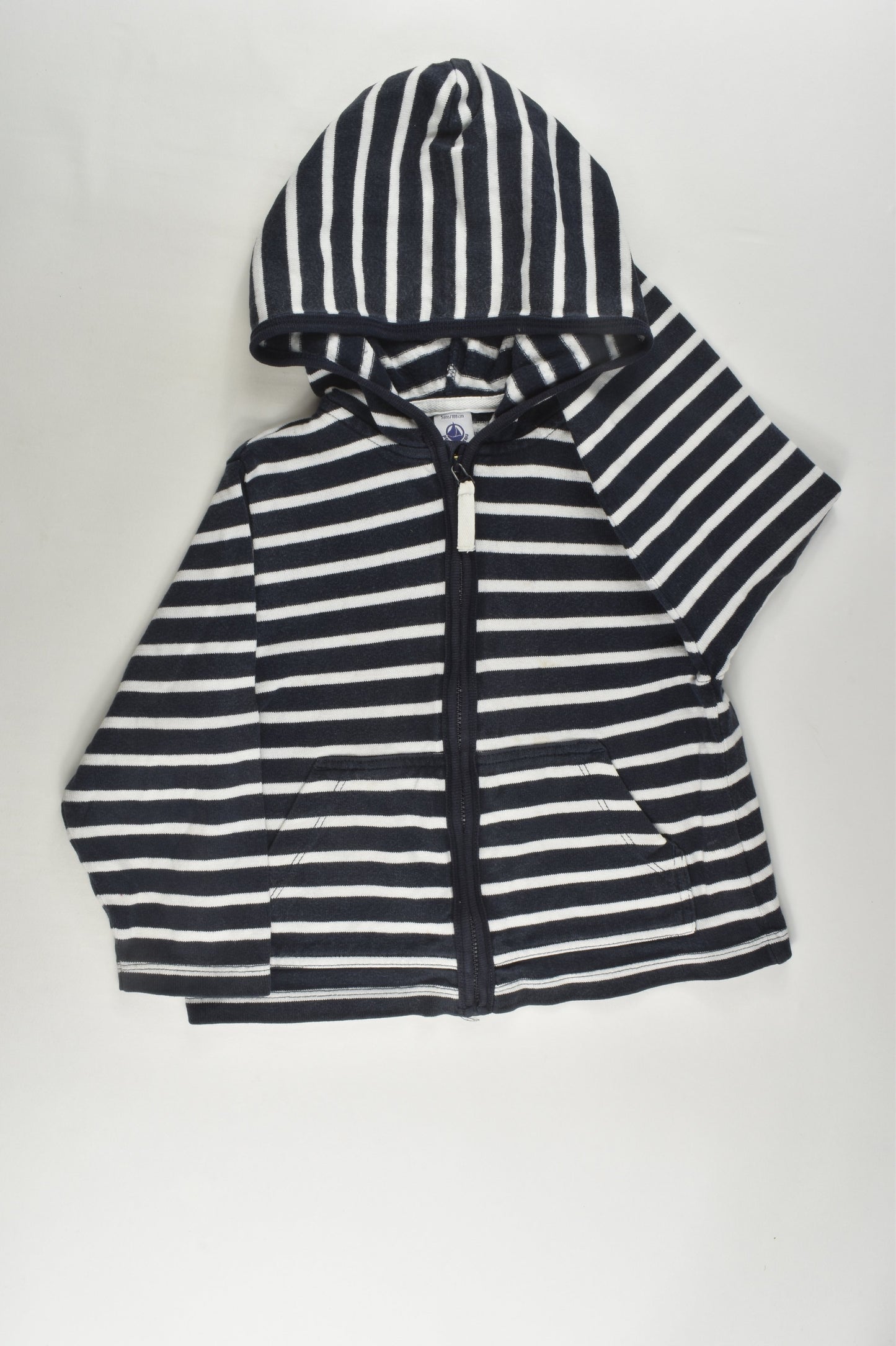 Petit Bateau Size 3-4 Zip Jumper