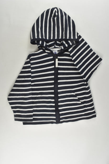 Petit Bateau Size 3-4 Zip Jumper