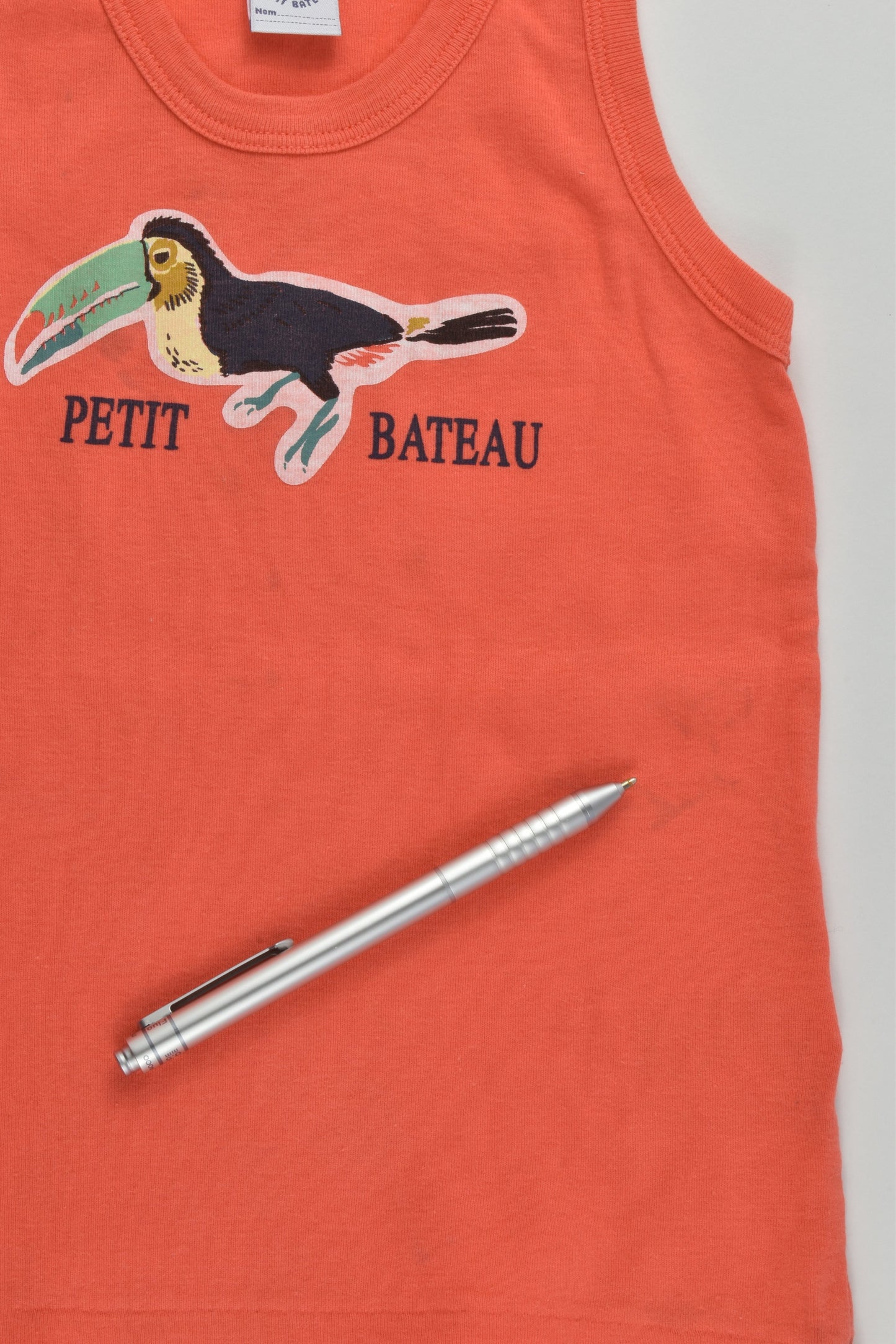 Petit Bateau Size 4 (4 years, 104 cm) Toucan Tank Top