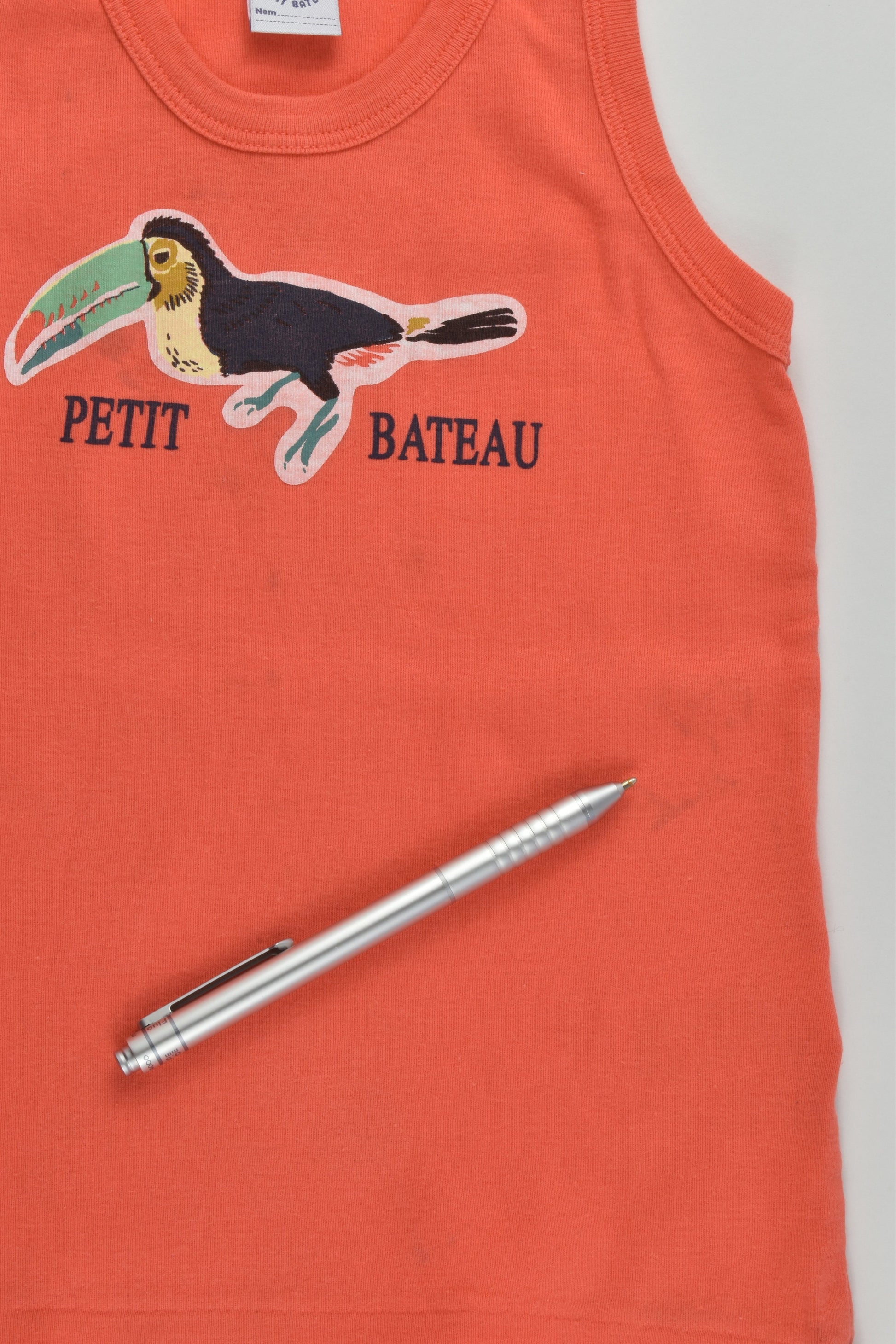 Petit Bateau Size 4 (4 years, 104 cm) Toucan Tank Top