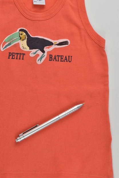 Petit Bateau Size 4 (4 years, 104 cm) Toucan Tank Top