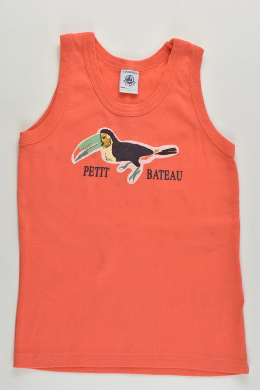 Petit Bateau Size 4 (4 years, 104 cm) Toucan Tank Top