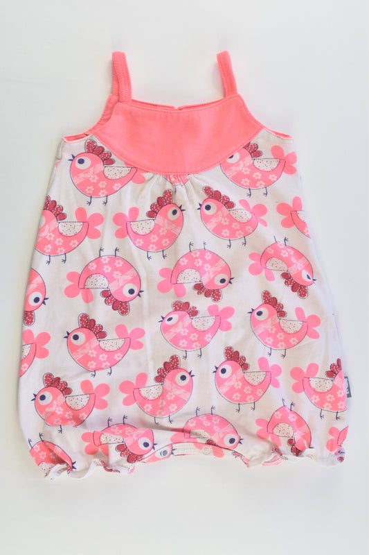 Petit Béguin (France) Size 0 (9 months, 74 cm) Birds Playsuit