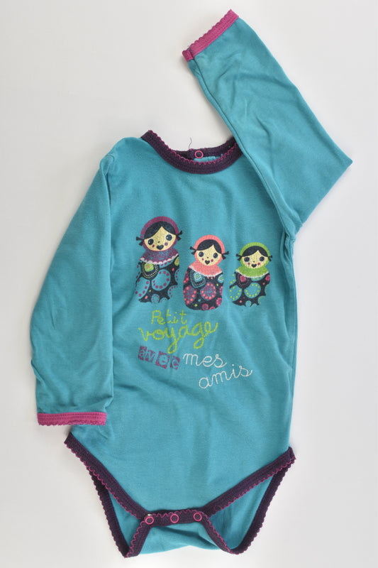 Petit Béguin (France) Size 00 (6 months, 67 cm) Matryoshka Bodysuit