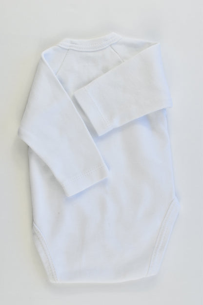 Petit Villain (Netherlands) Size 0000 'Holland' Blue Windmill Bodysuit