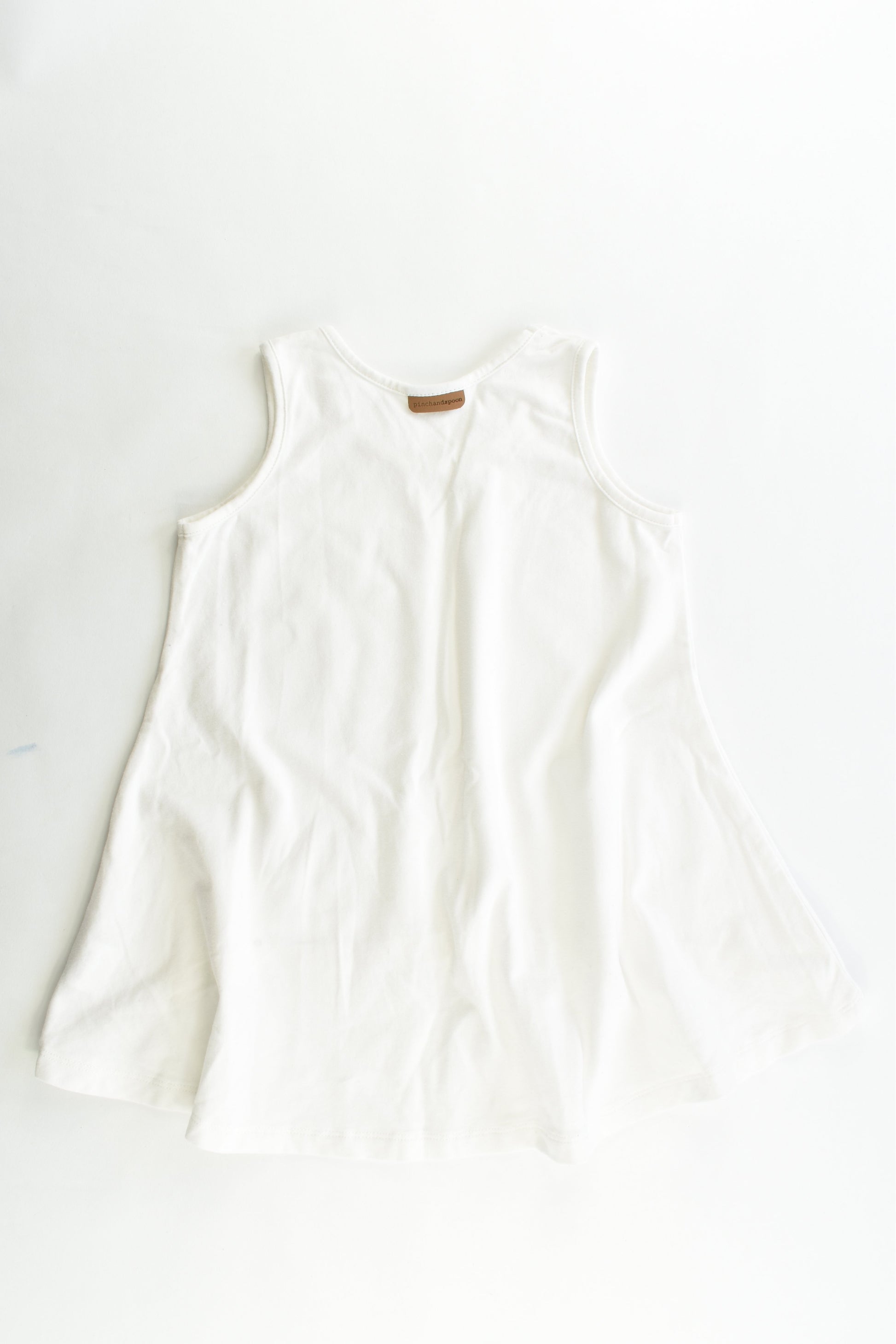 Pinch and Spoon Size 6 Long Back Tank Nude