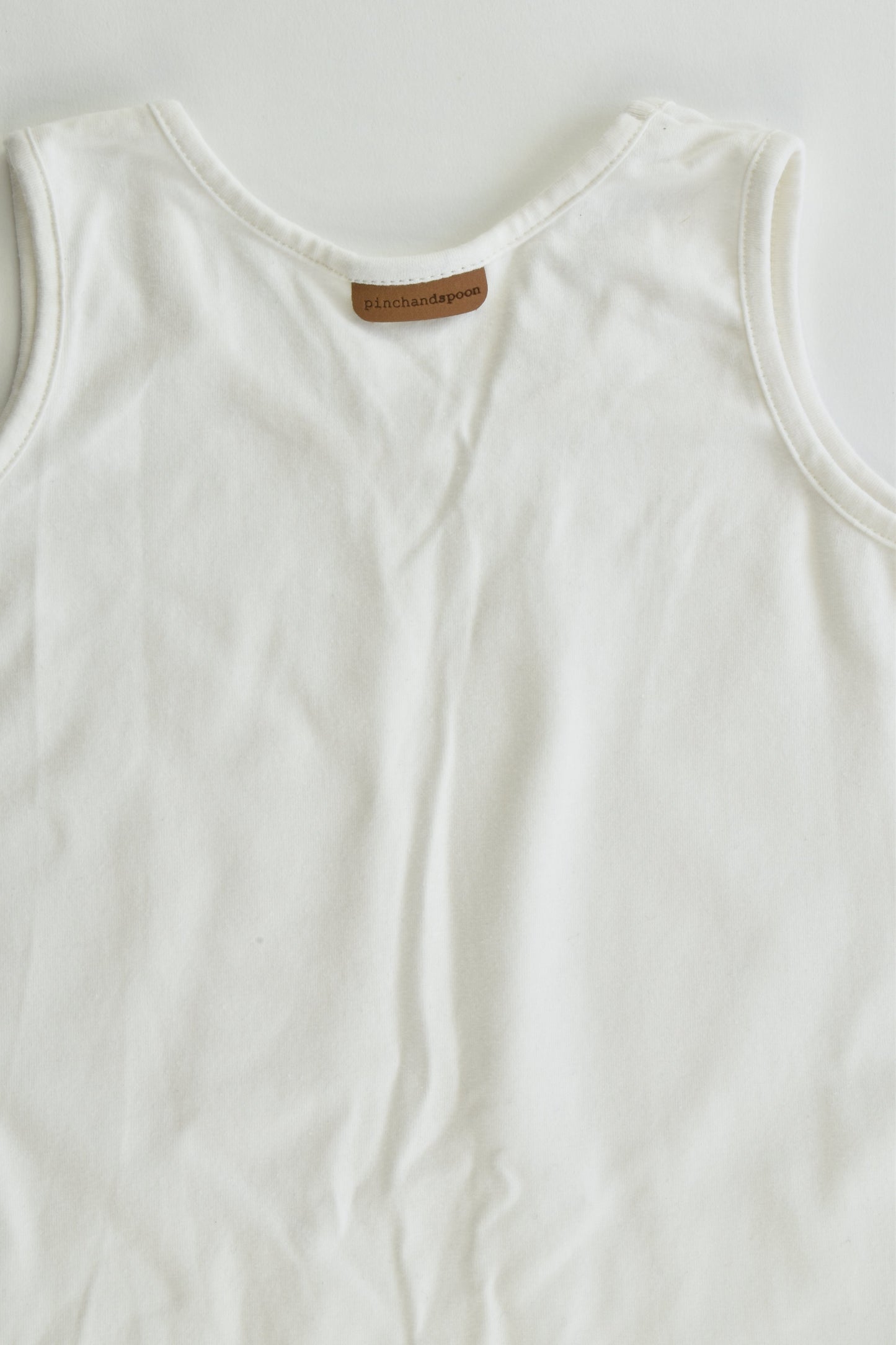 Pinch and Spoon Size 6 Long Back Tank Nude