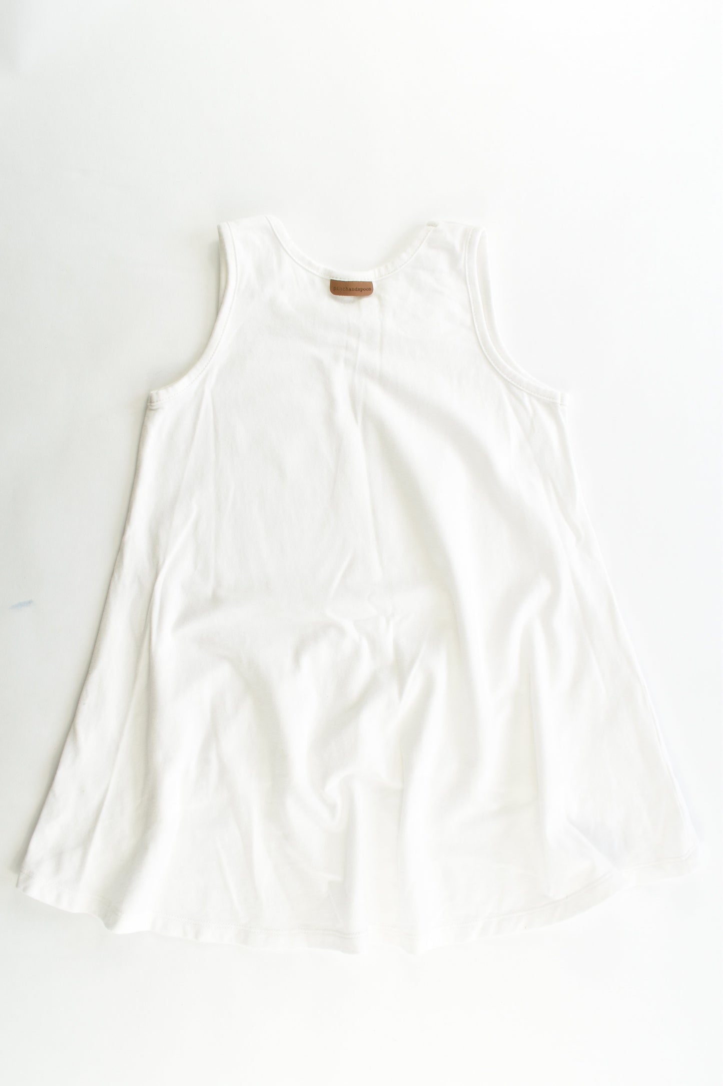 Pinch and Spoon Size 8 Long Back Tank Nude