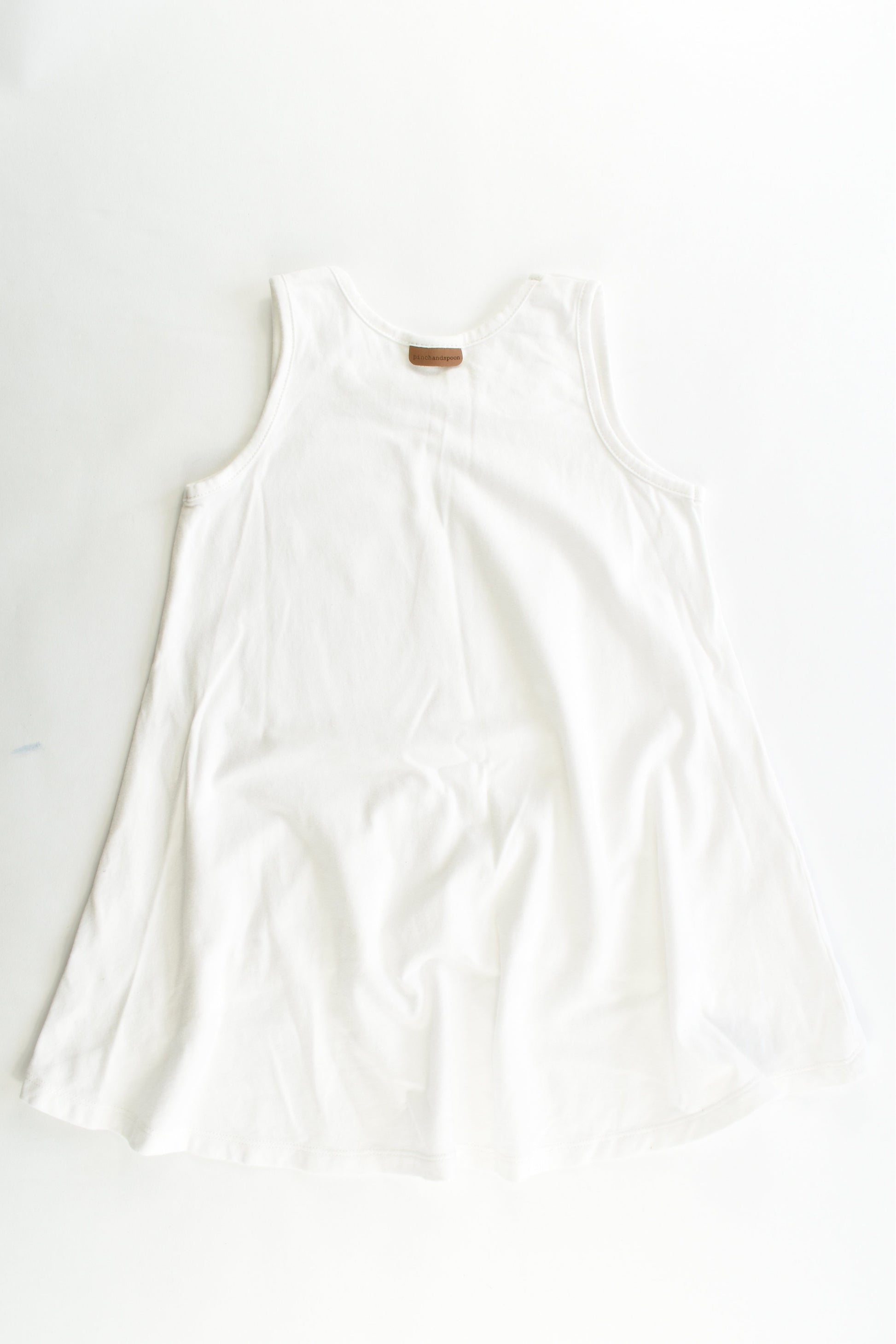 Pinch and Spoon Size 8 Long Back Tank Nude