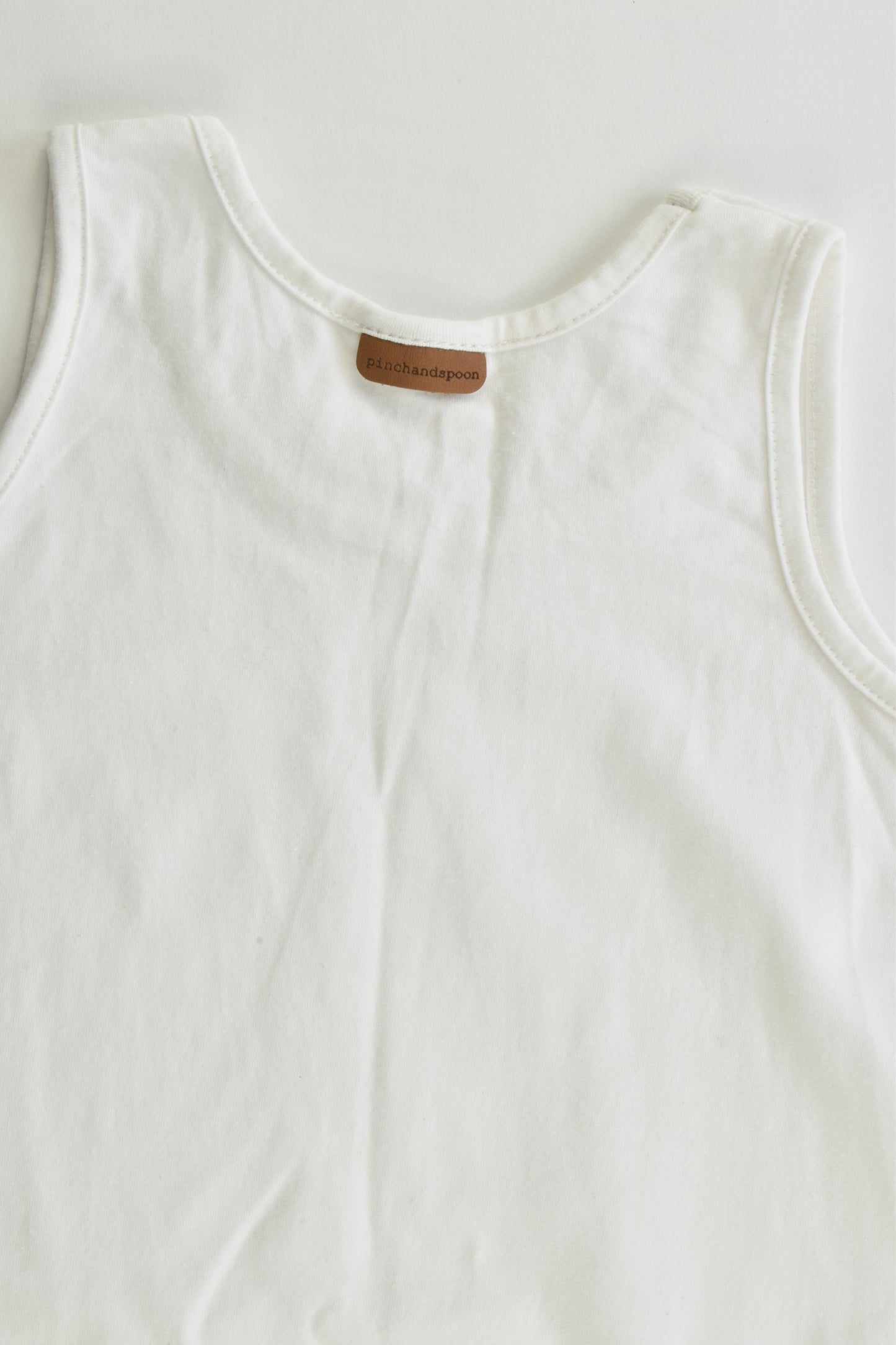 Pinch and Spoon Size 8 Long Back Tank Nude