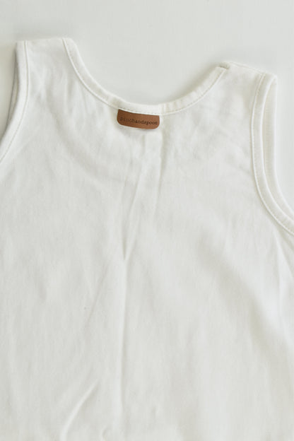 Pinch and Spoon Size 8 Long Back Tank Nude