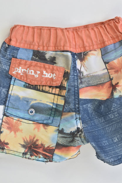 Piping Hot Size 1 Board Shorts