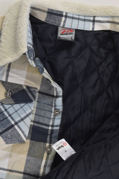 Piping Hot Size 3 Checked Jacket