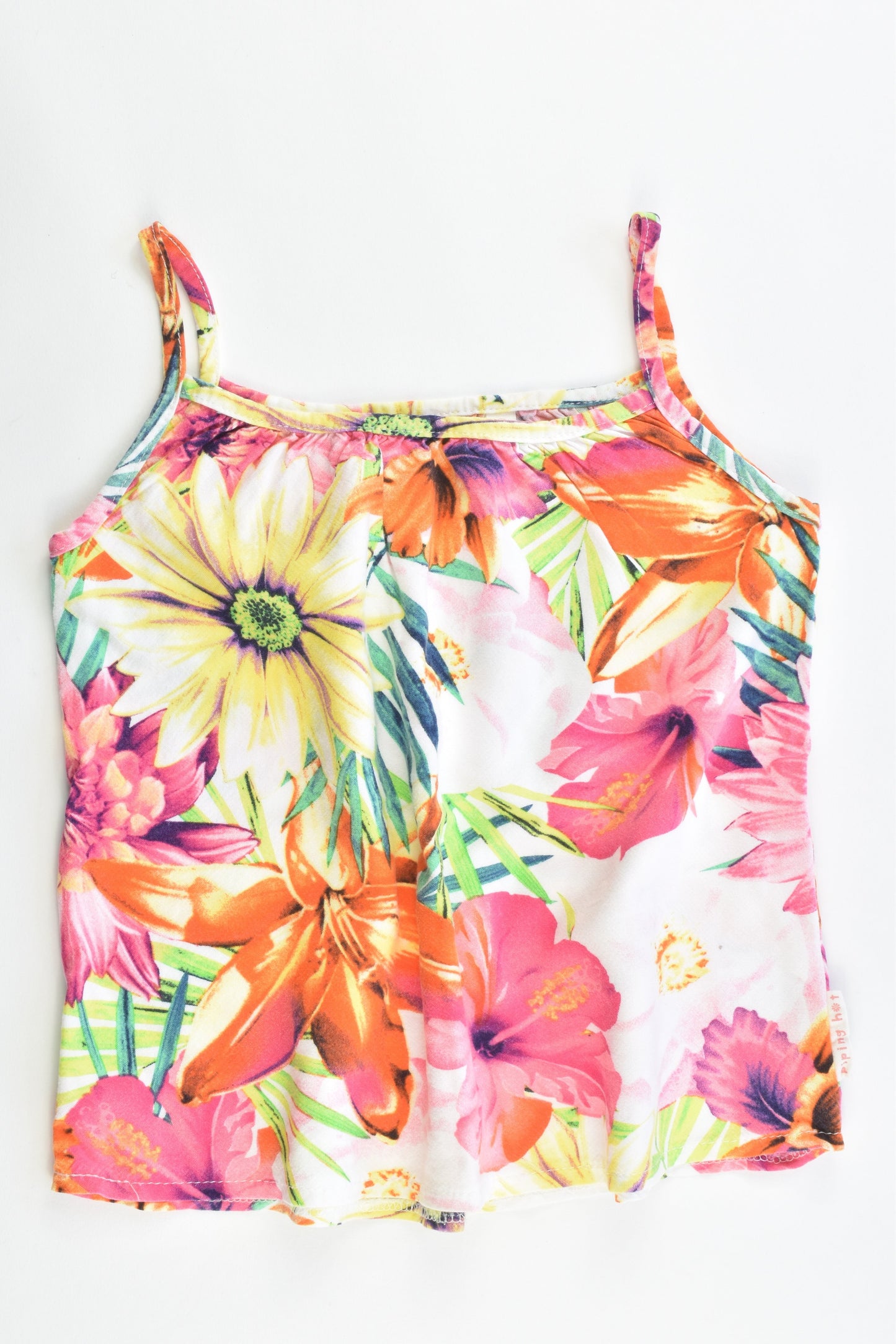 Piping Hot Size 3 Floral Tank Top