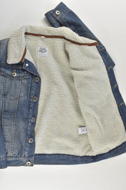 Piping Hot Size 8 Sherpa Denim Jacket