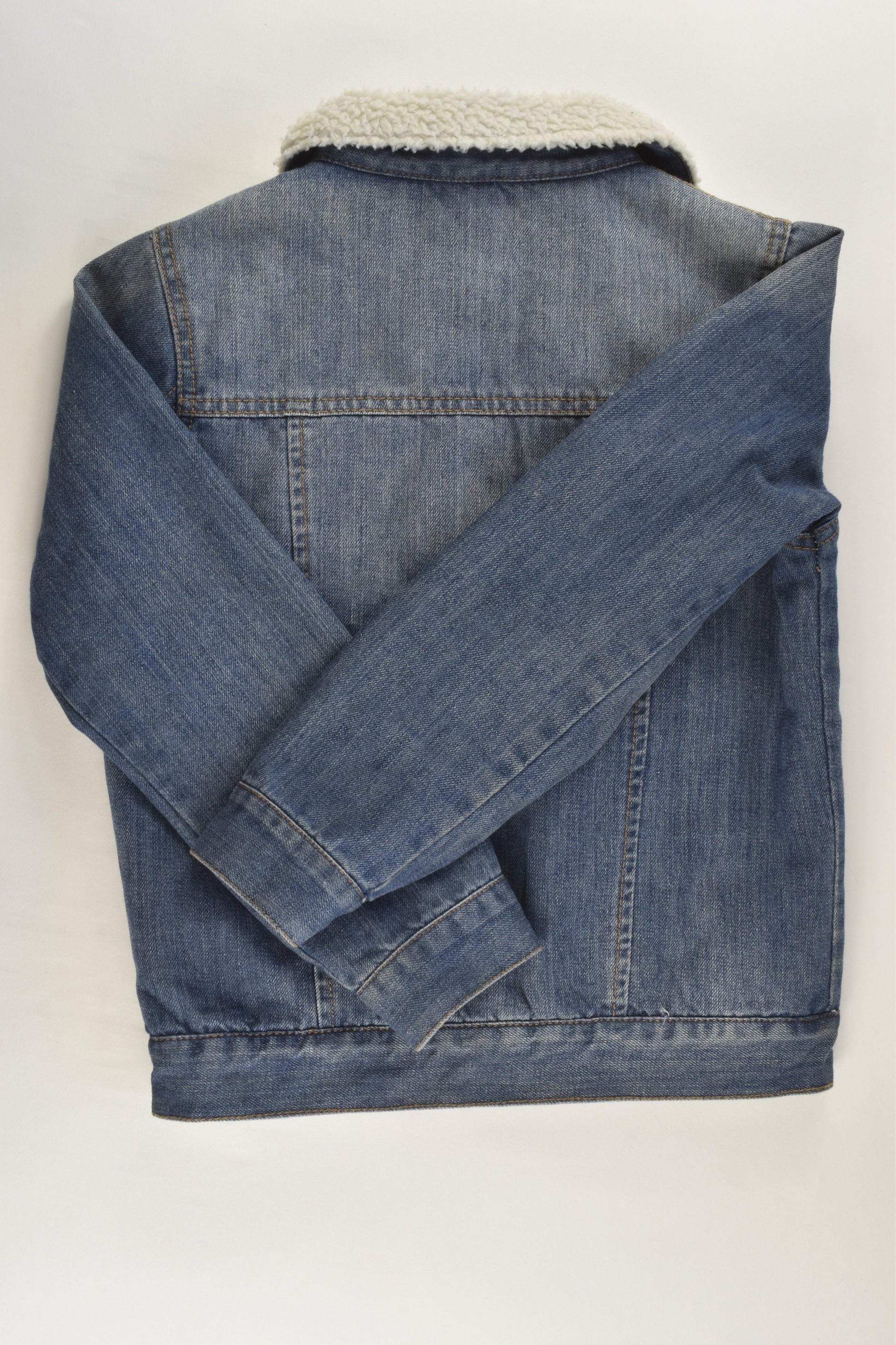 Piping Hot Size 8 Sherpa Denim Jacket