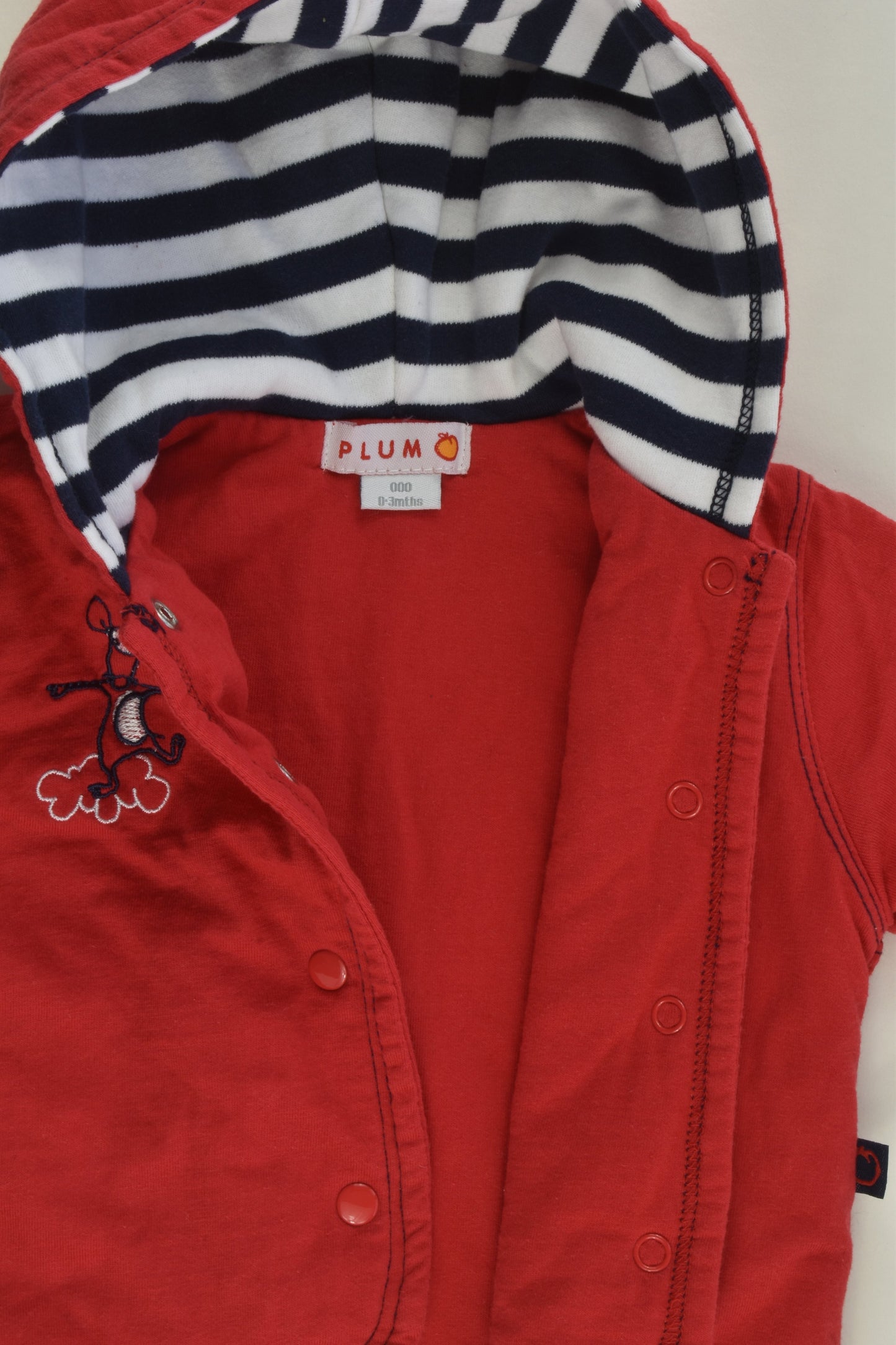 Plum Size 000 Lightly Padded Mouse Jumper