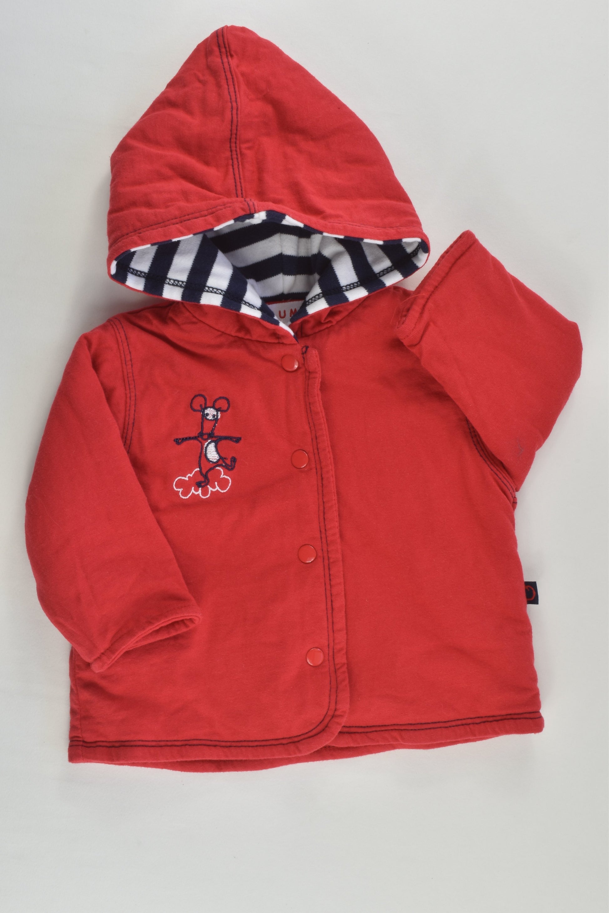 Plum Size 000 Lightly Padded Mouse Jumper