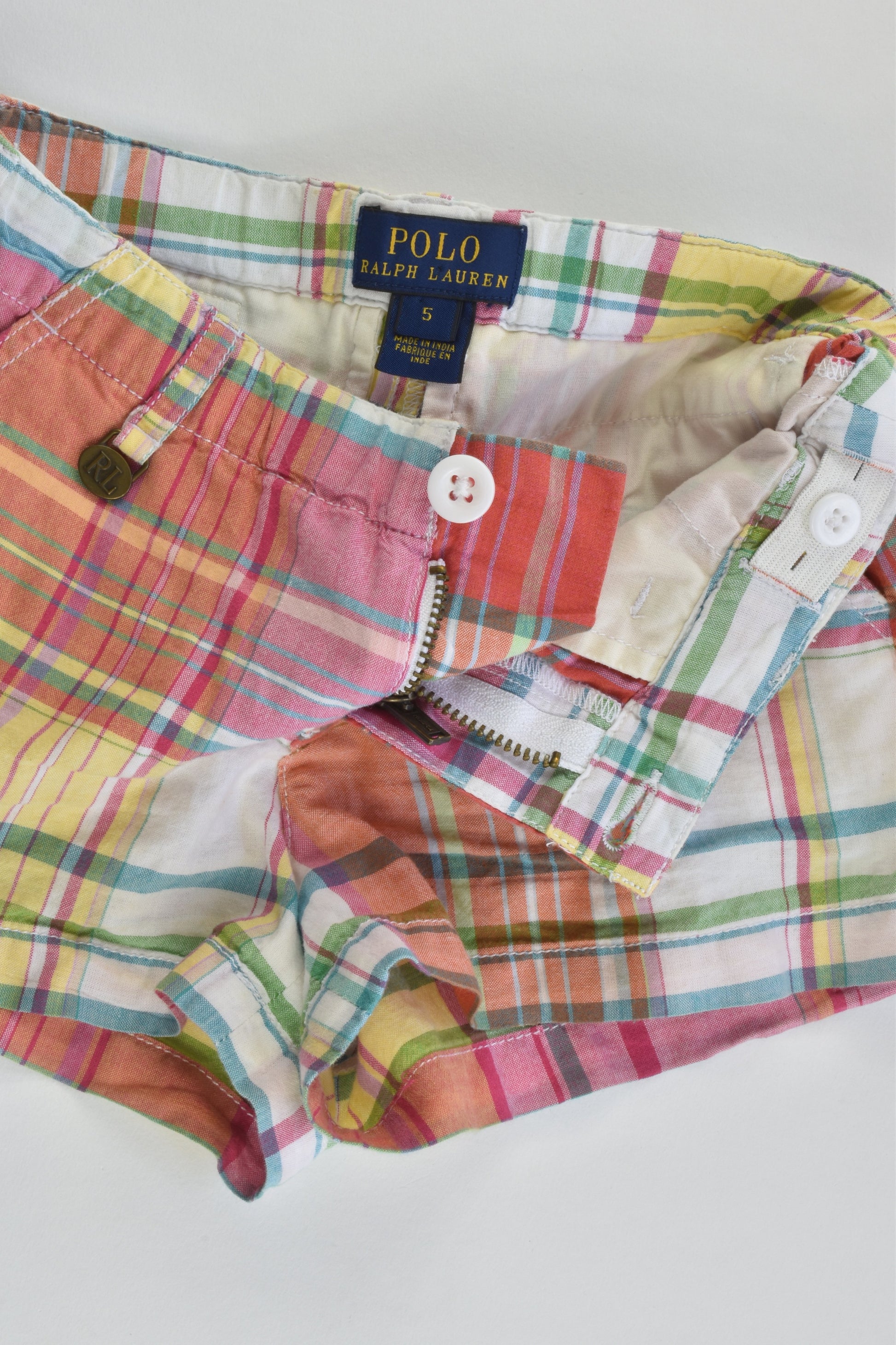 Polo Ralph Lauren Size 5 Checked Shorts