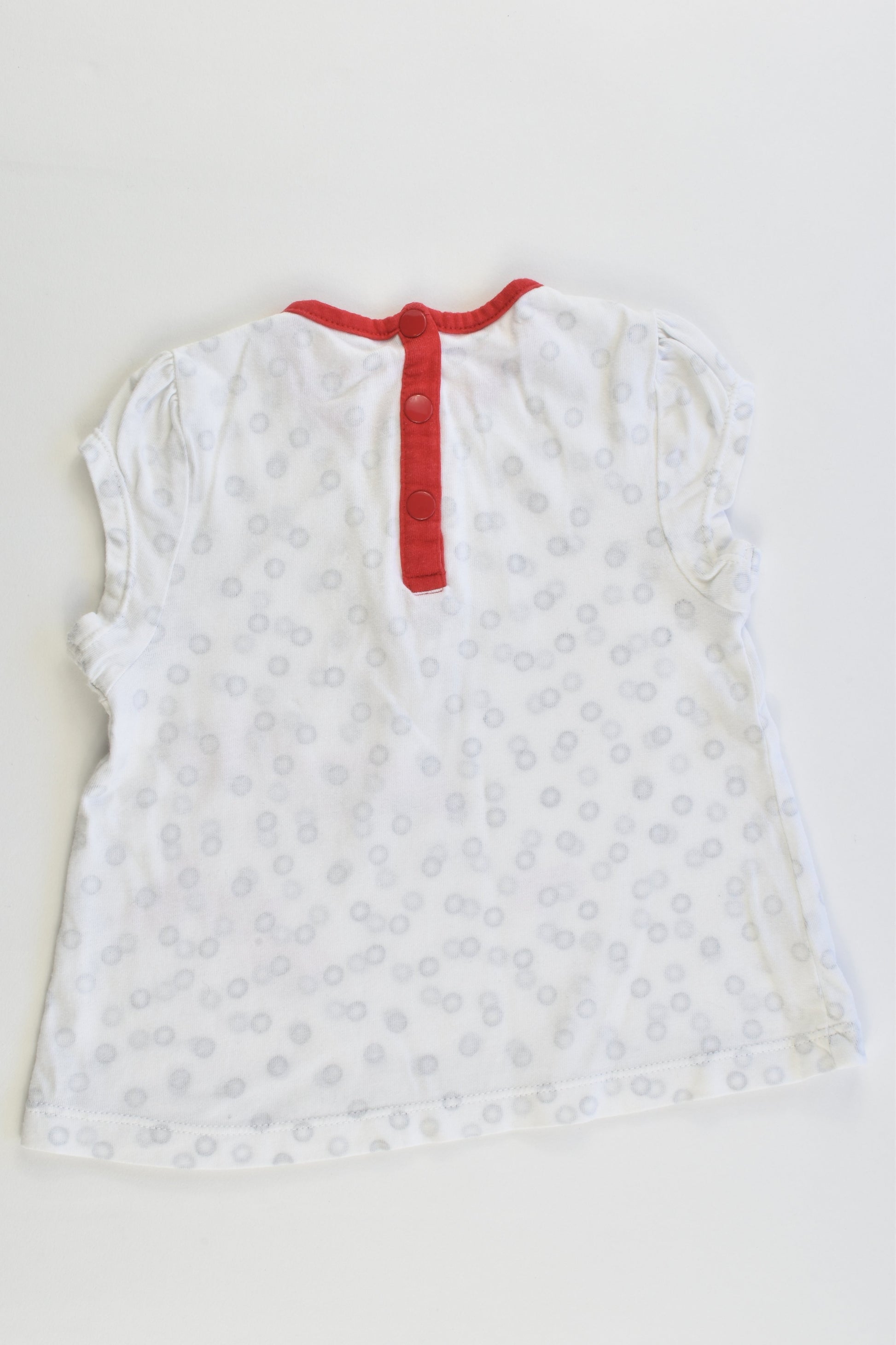 Pomme Framboise by Orchestra (France) Size 00 (6 months, 67 cm) '1, 2, 3 coquelicots' Tunic