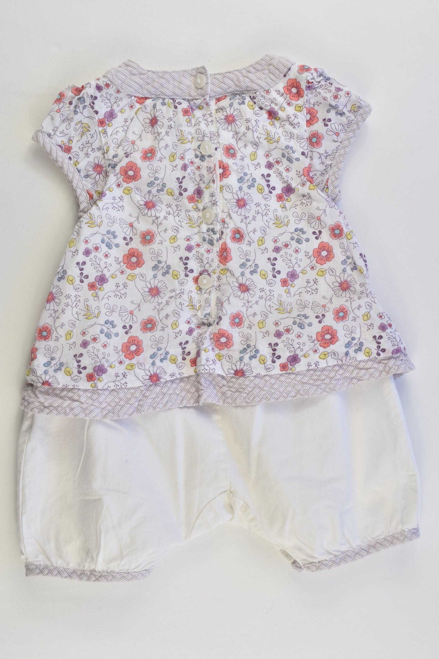 Pomme Framboise by Orchestra (France) Size 00 (6 months, 67 cm) Romper