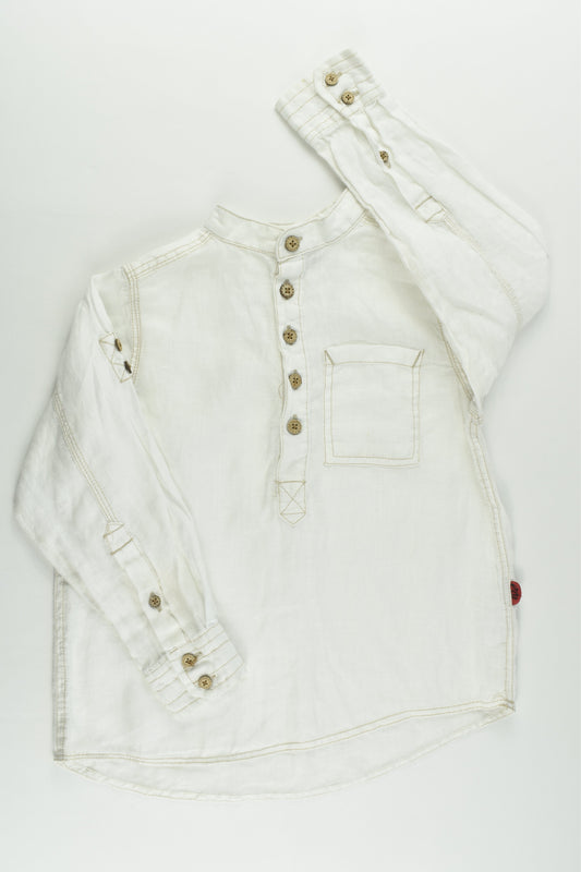 Pomp De Lux Size 4 (104 cm) Linen Shirt