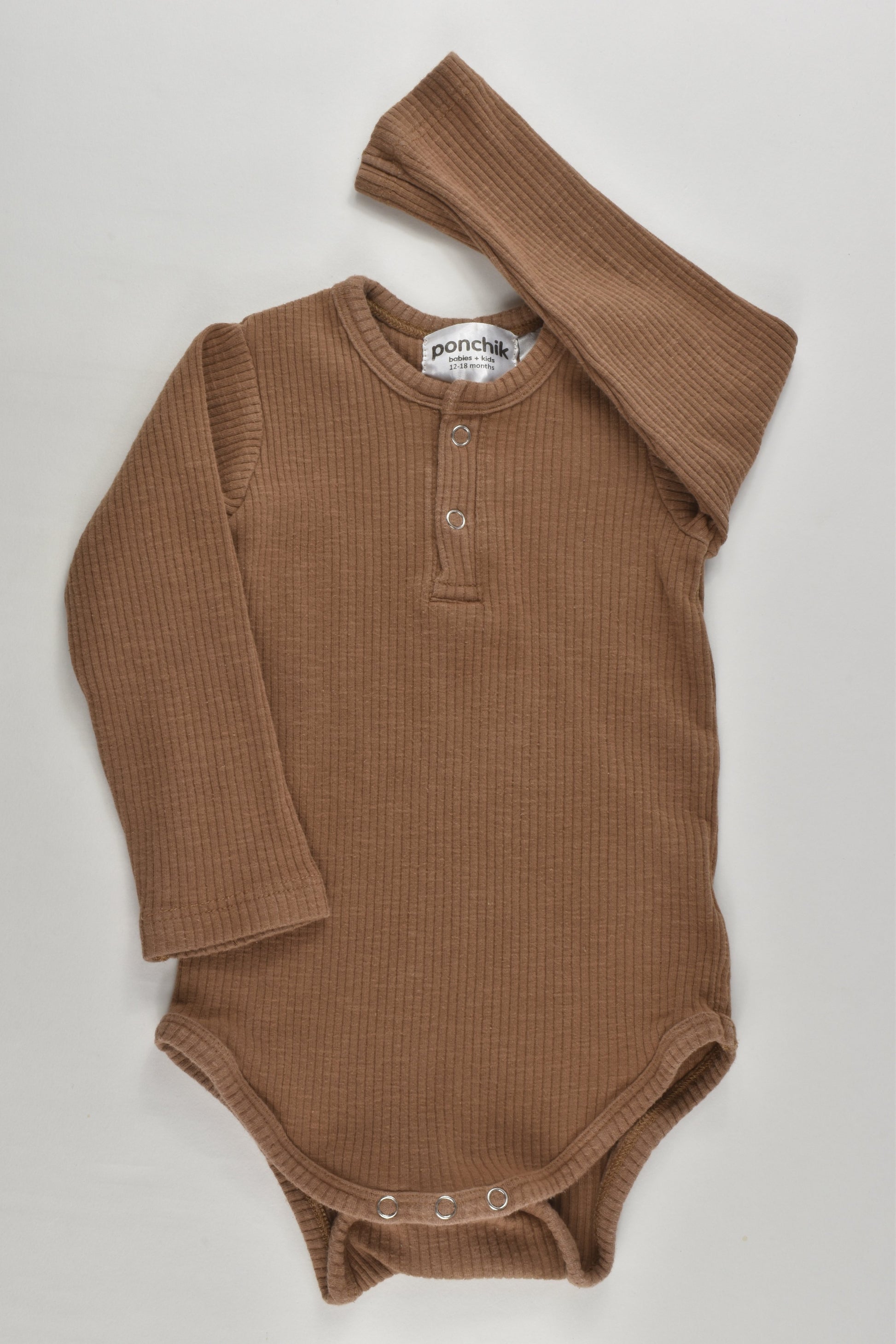 Ponchik (AU) Size 1 (12-18 months) Ribbed Bodysuit