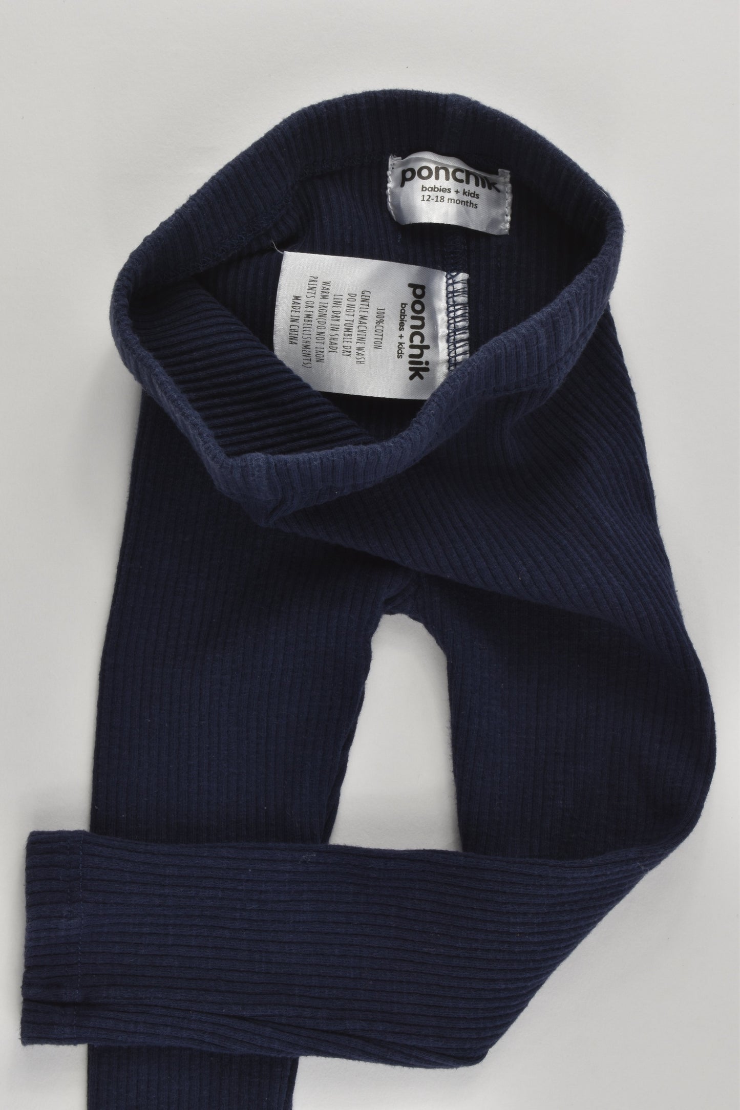 Ponchik (AU) Size 1 (12-18 months) Ribbed Leggings