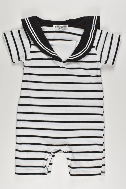 Pop On Pop Size 1-2 Romper