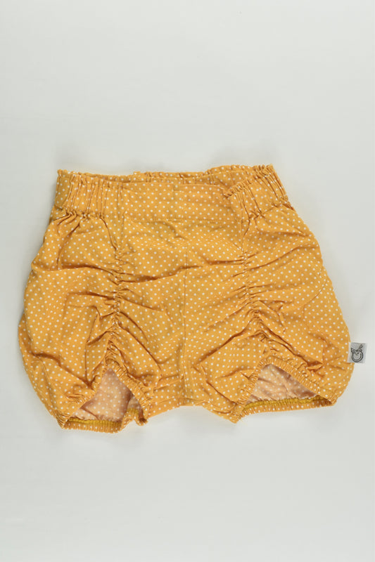 Pour Bebe by Couturekidz Collection Size 3 Mustard Shorts with Bow at the Back