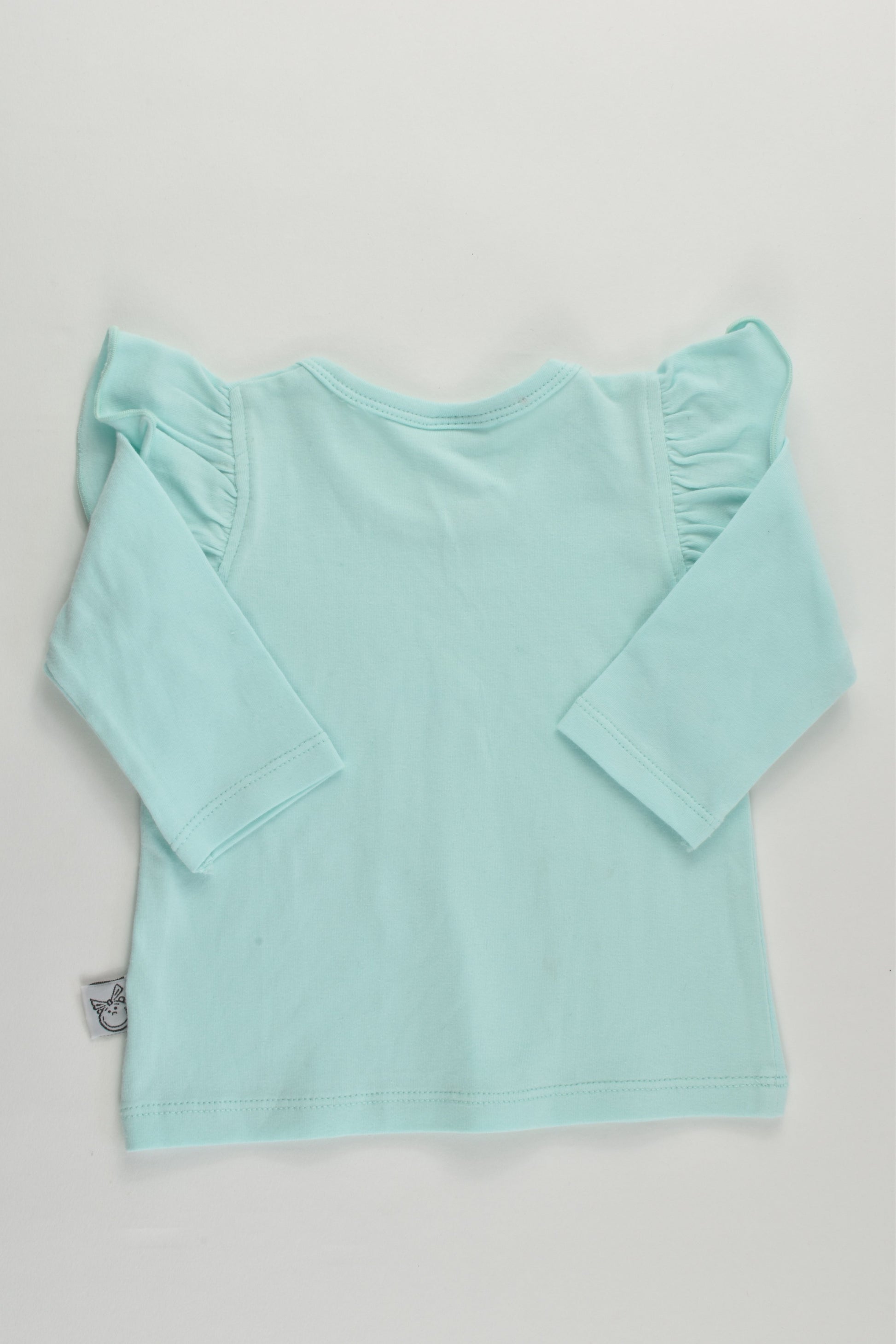 Pour Bebe by Couturekidz Size 000 Ruffle Sleeves Top