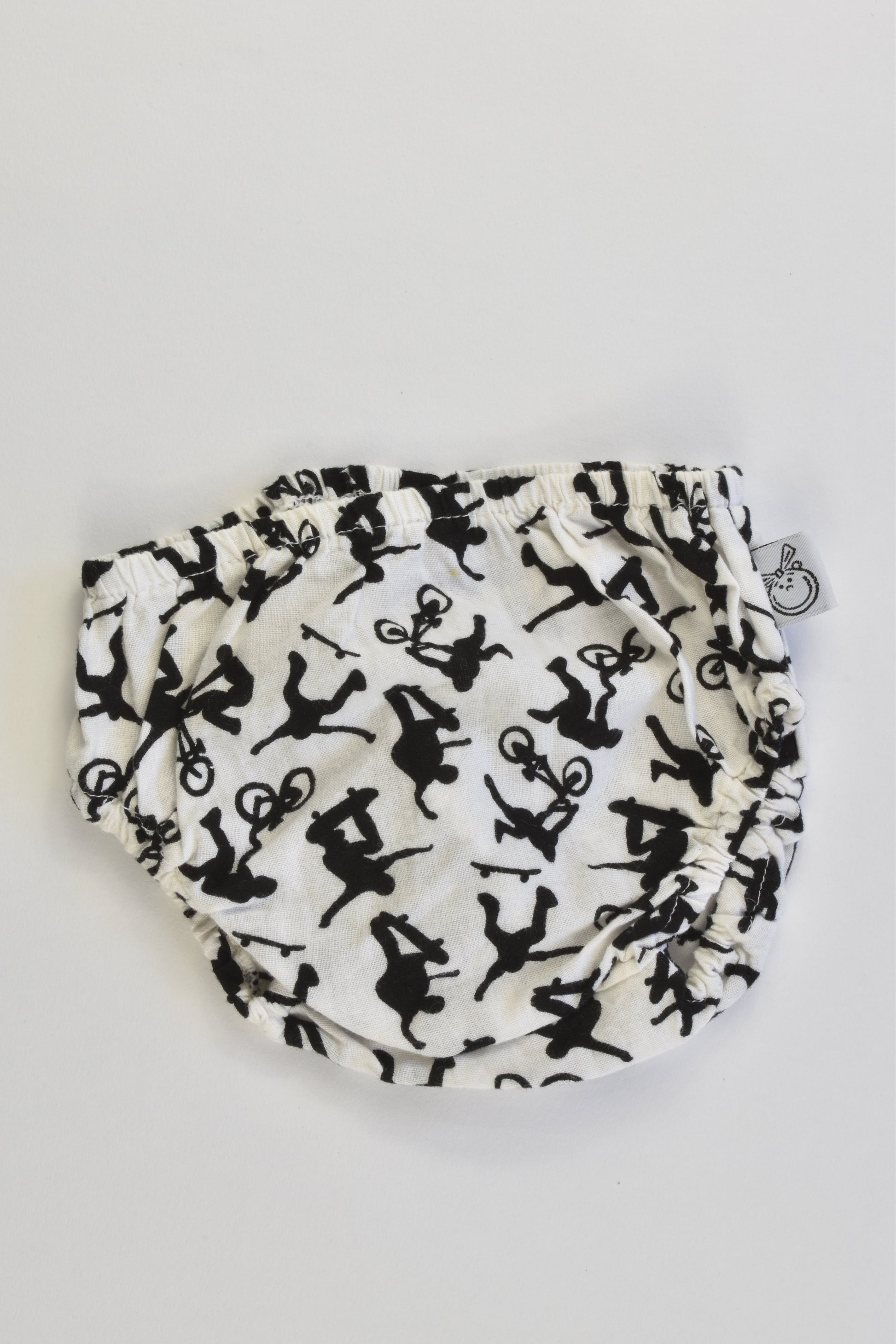 Pour Bebe by Couturekidz Size 0000 Bikes and Skateboards Nappy Cover