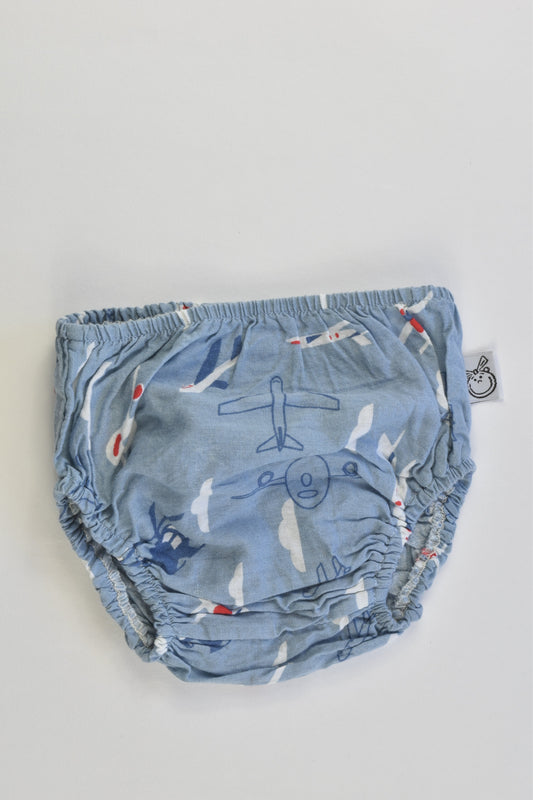 Pour Bebe by Couturekidz Size 0000 Planes Nappy Cover