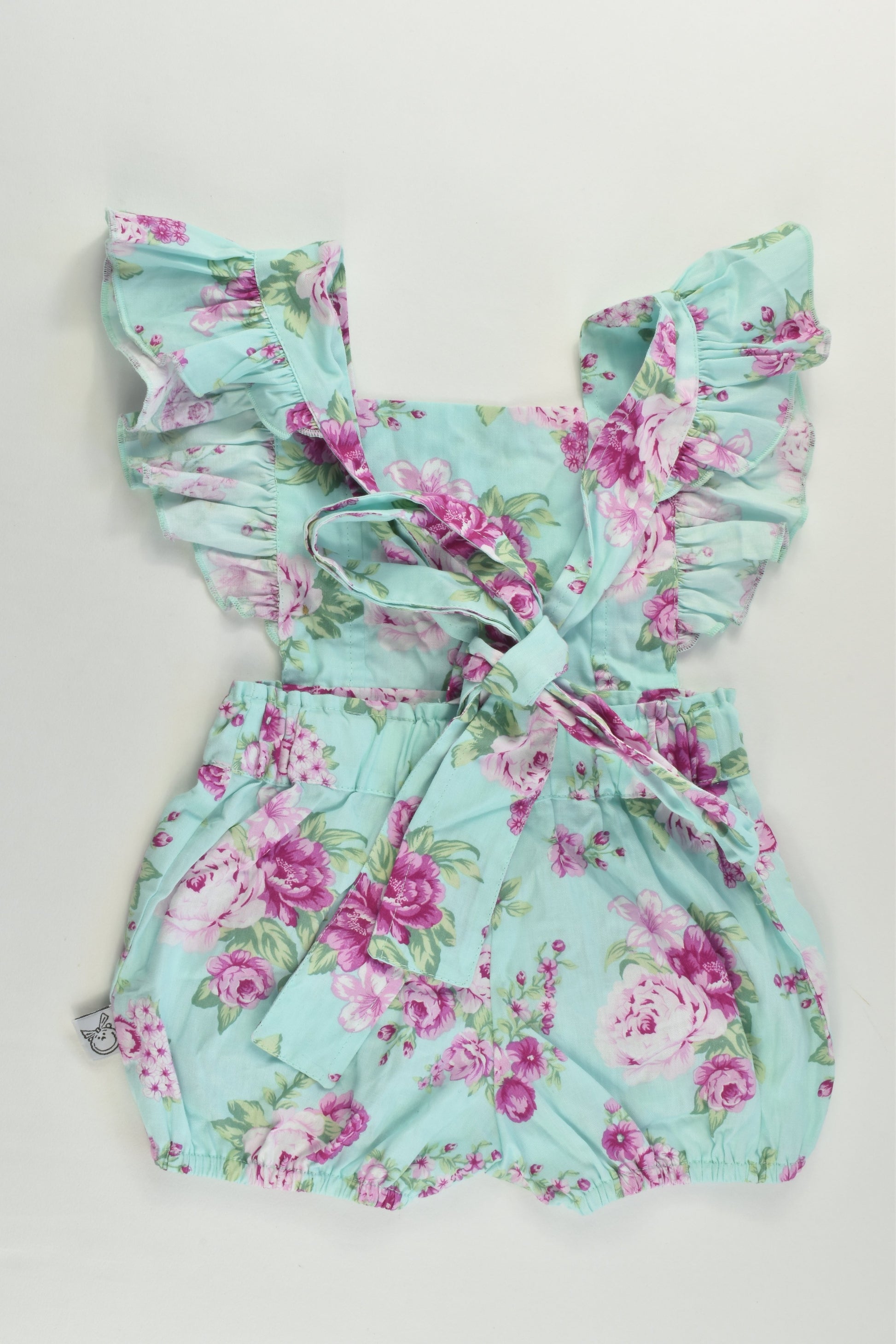 Pour Bebe by Couturekidz Size 1 Floral Ruffle Romper