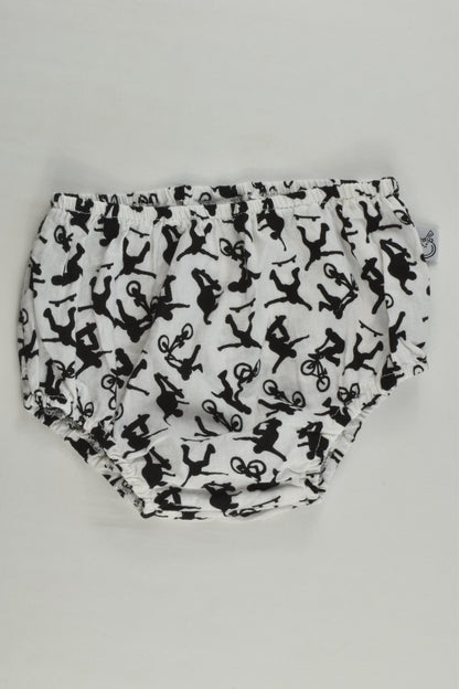 Pour Bebe by Couturekidz Size 2 Bikes and Skateboards Nappy Cover