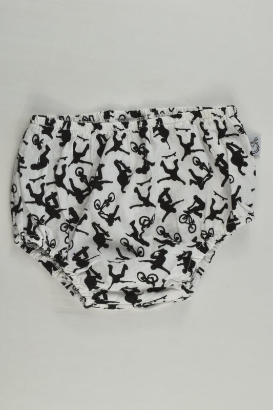 Pour Bebe by Couturekidz Size 2 Bikes and Skateboards Nappy Cover