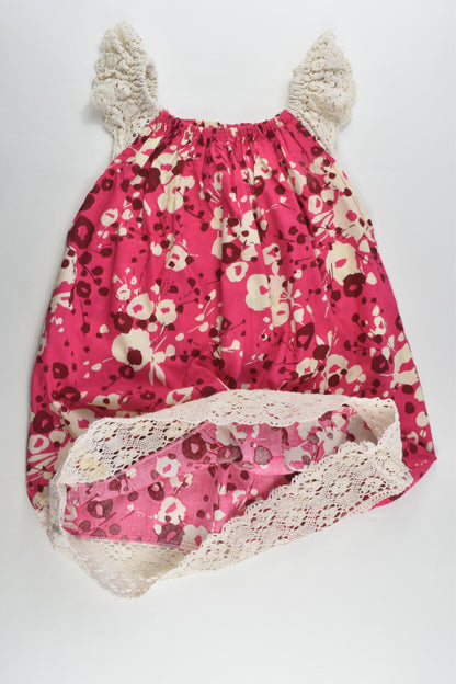 Pour Bebe by Couturekidz Size 6 Lace Hem Dress